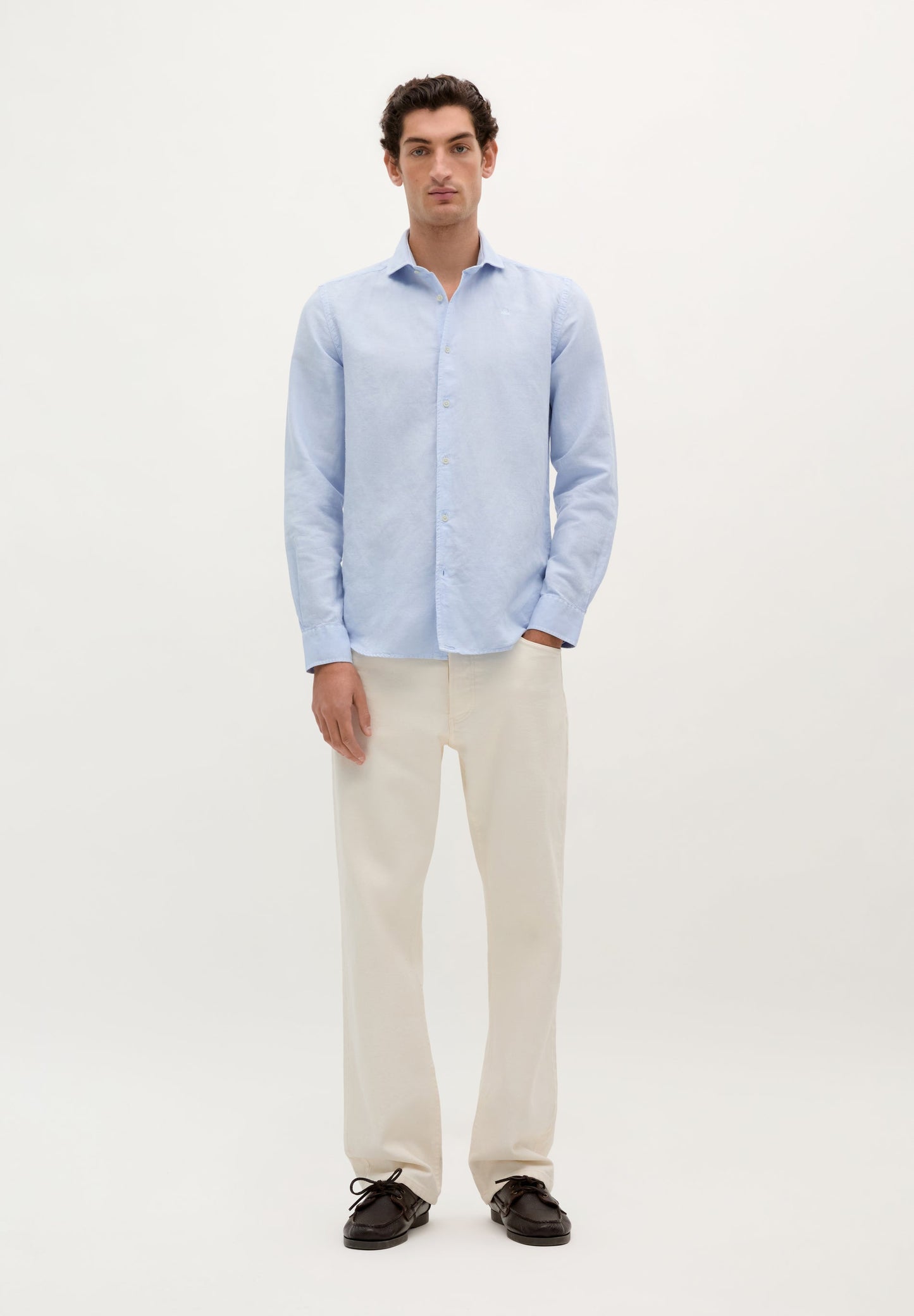 LINEN SKULL SHIRT