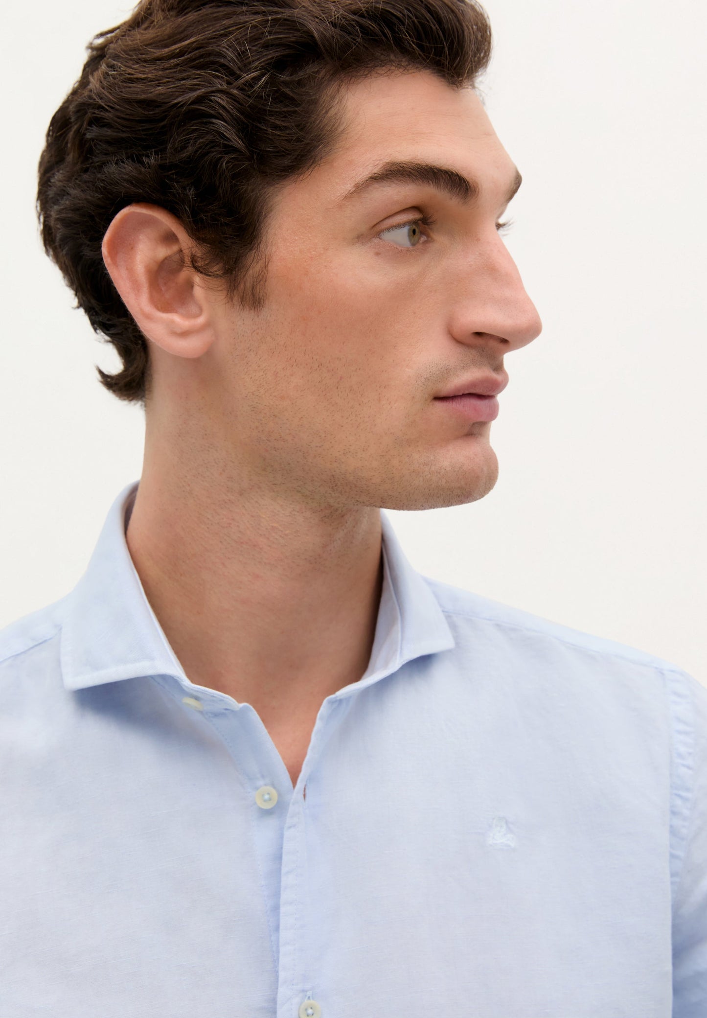 LINEN SKULL SHIRT