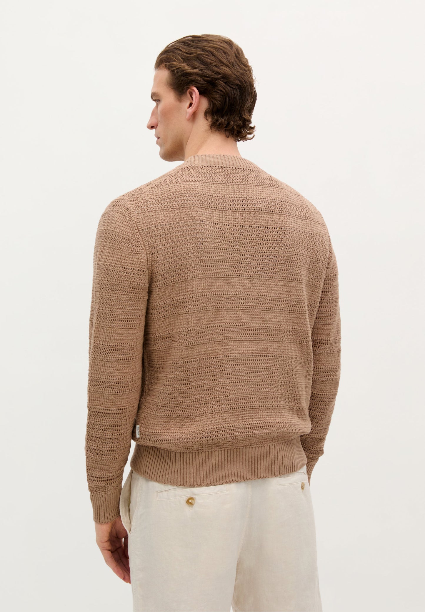 PULL MAILLE CÔTELÉ RAYURES