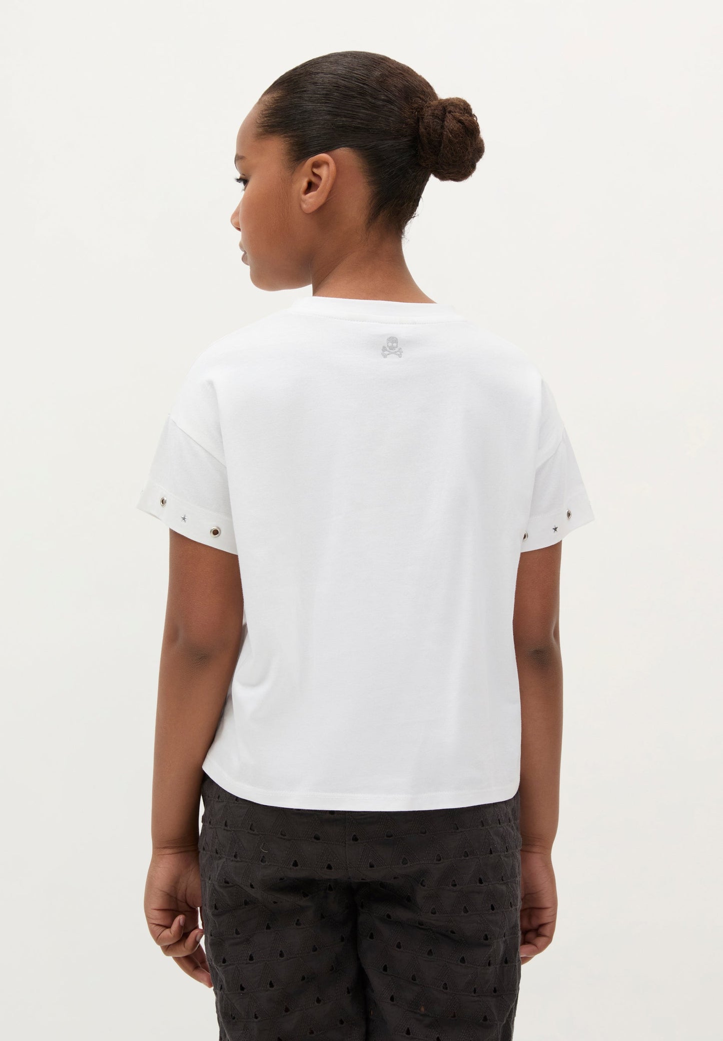 T-SHIRT WITH STUDS DETAIL