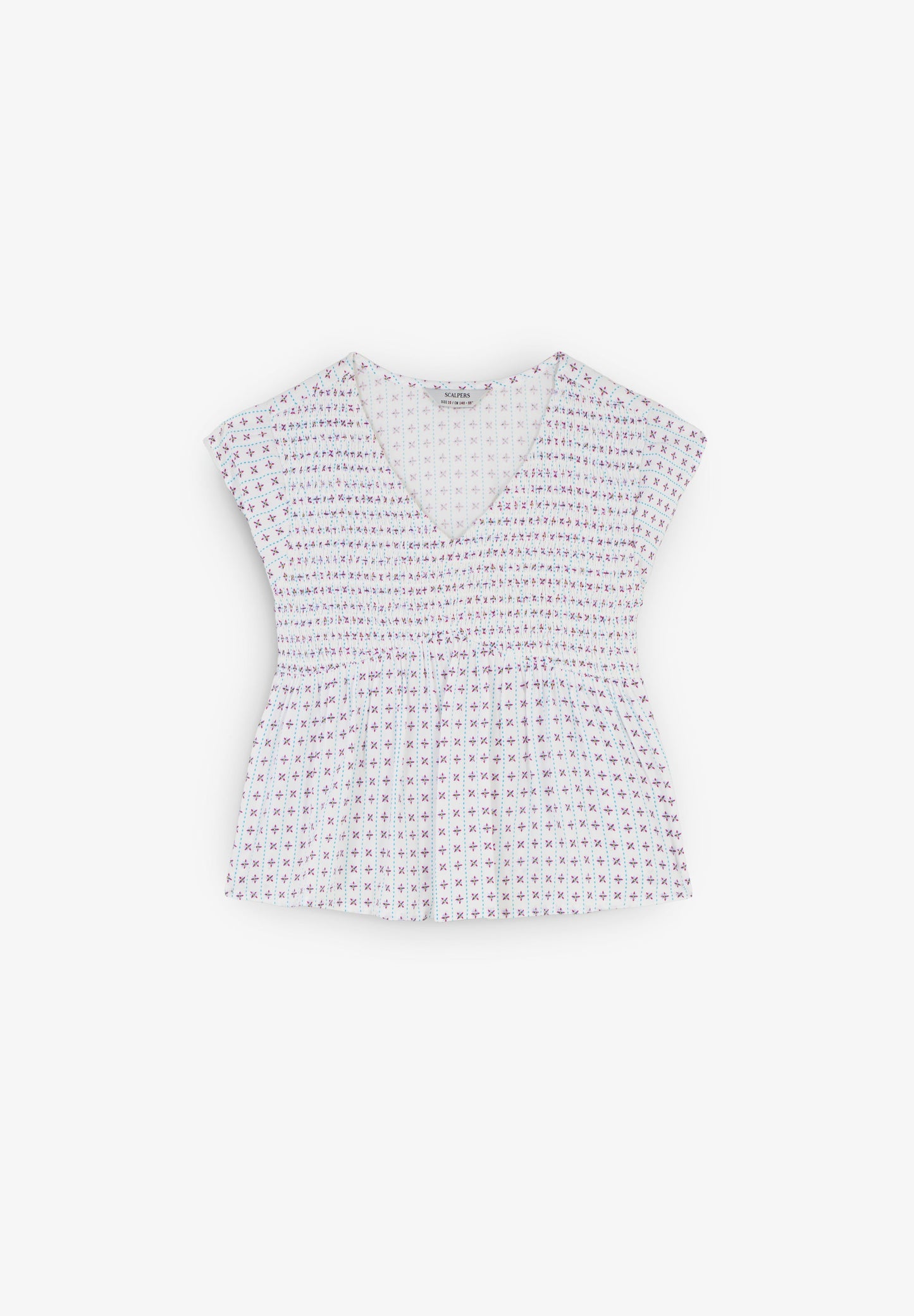 SMOCKED BLOUSE