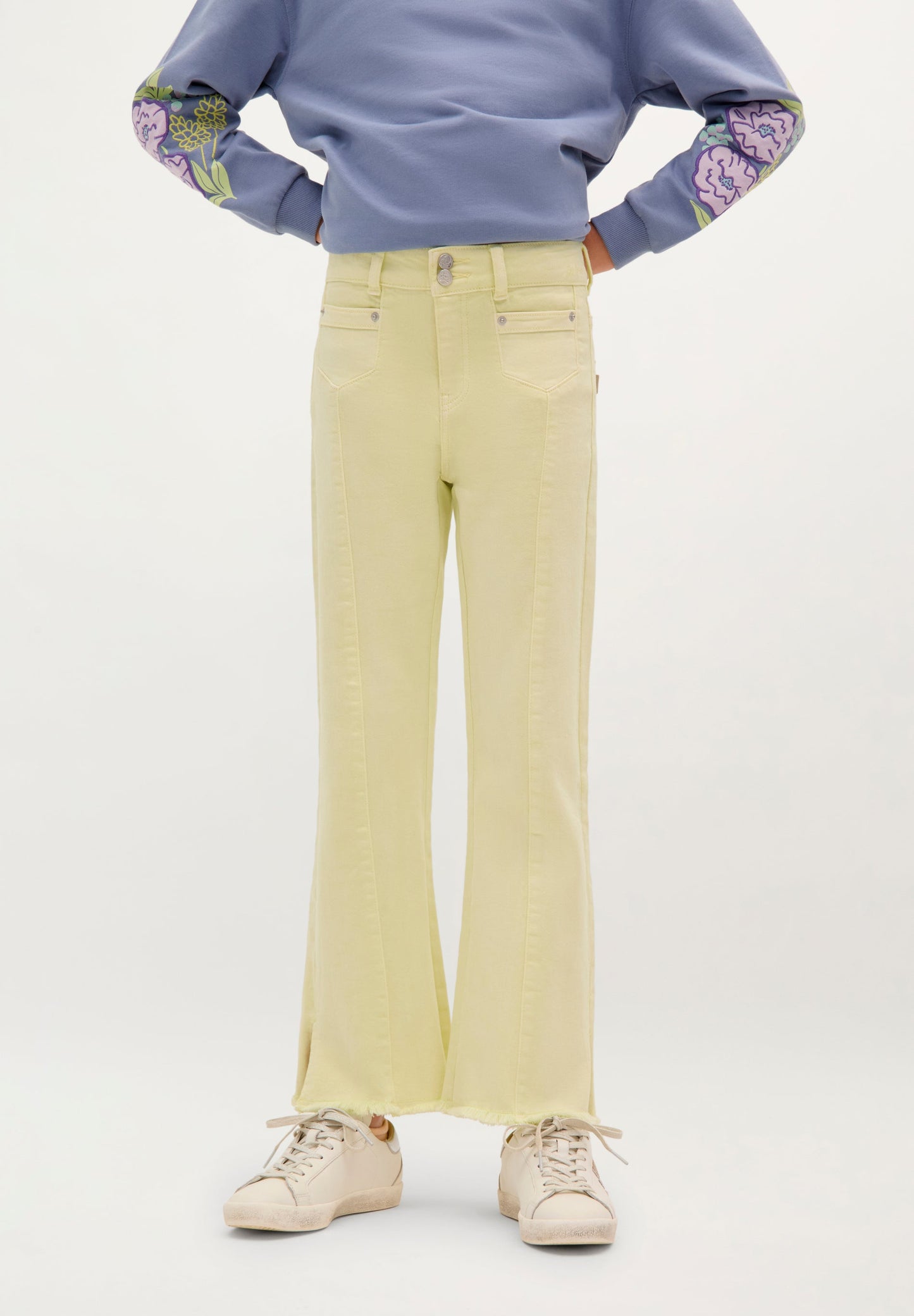 PANTALON ÉVASÉ BOUTONS