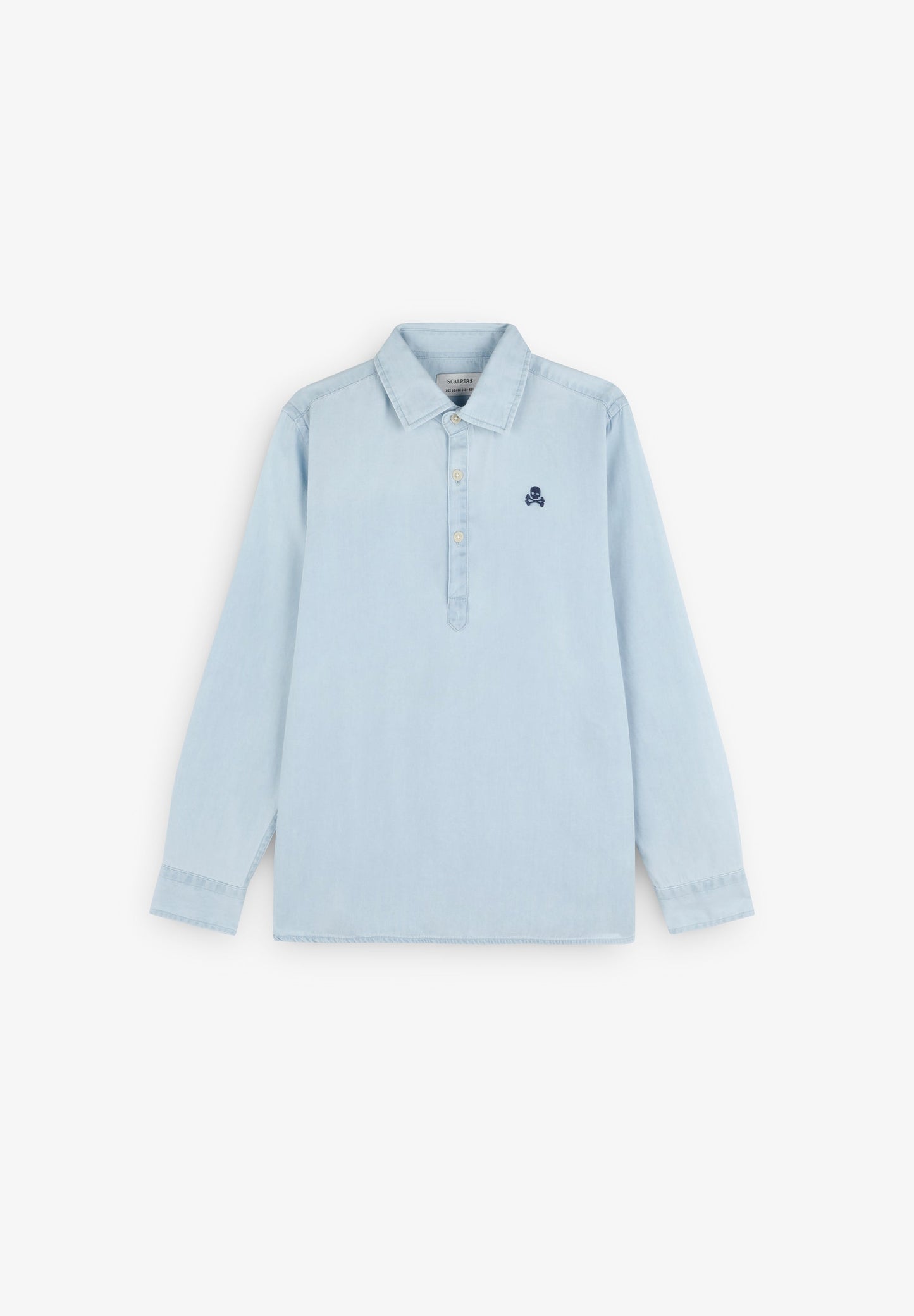 POLO CHEMISE DENIM SKULL