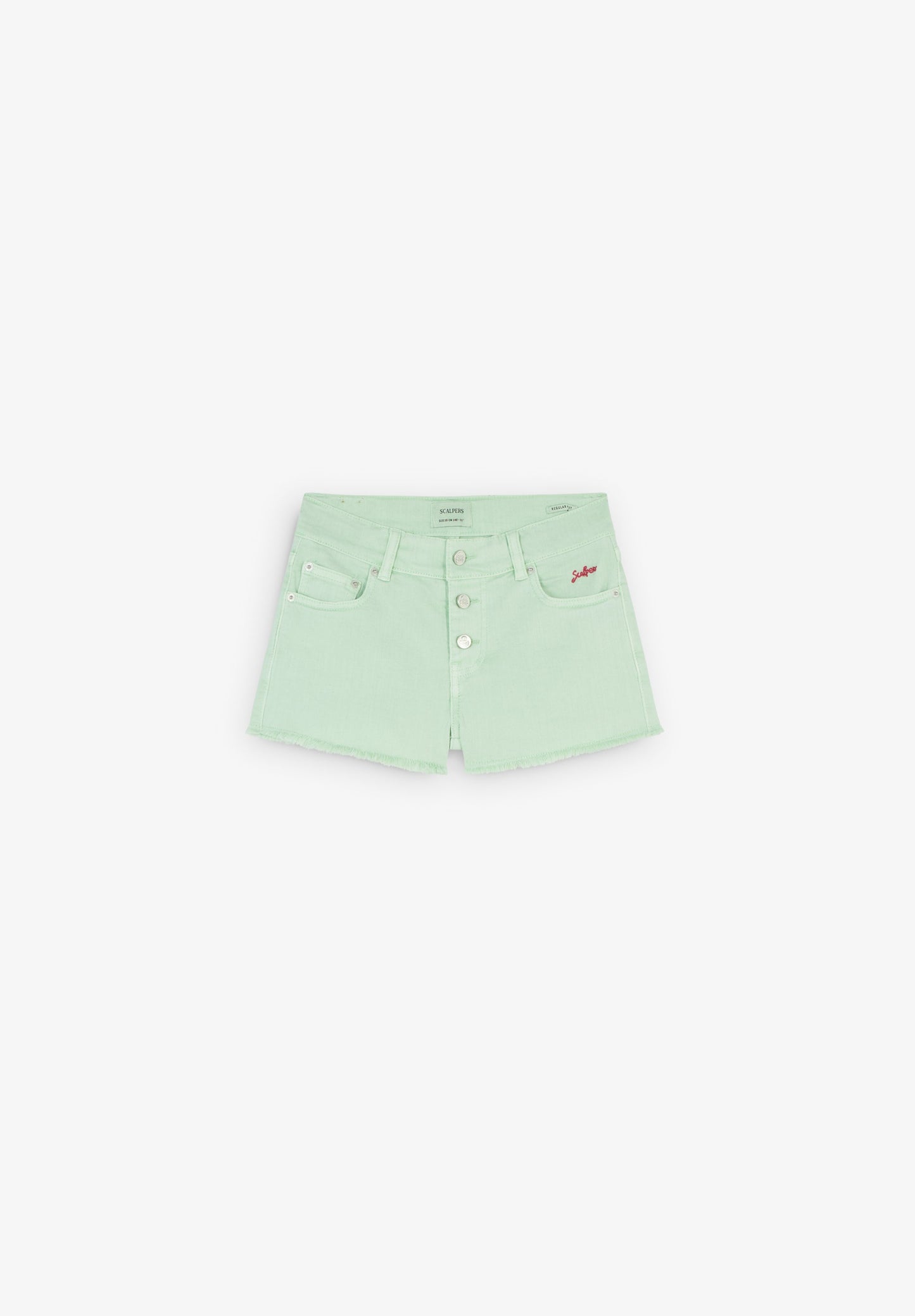 BERMUDA SHORTS WITH FLOWER EMBROIDERY
