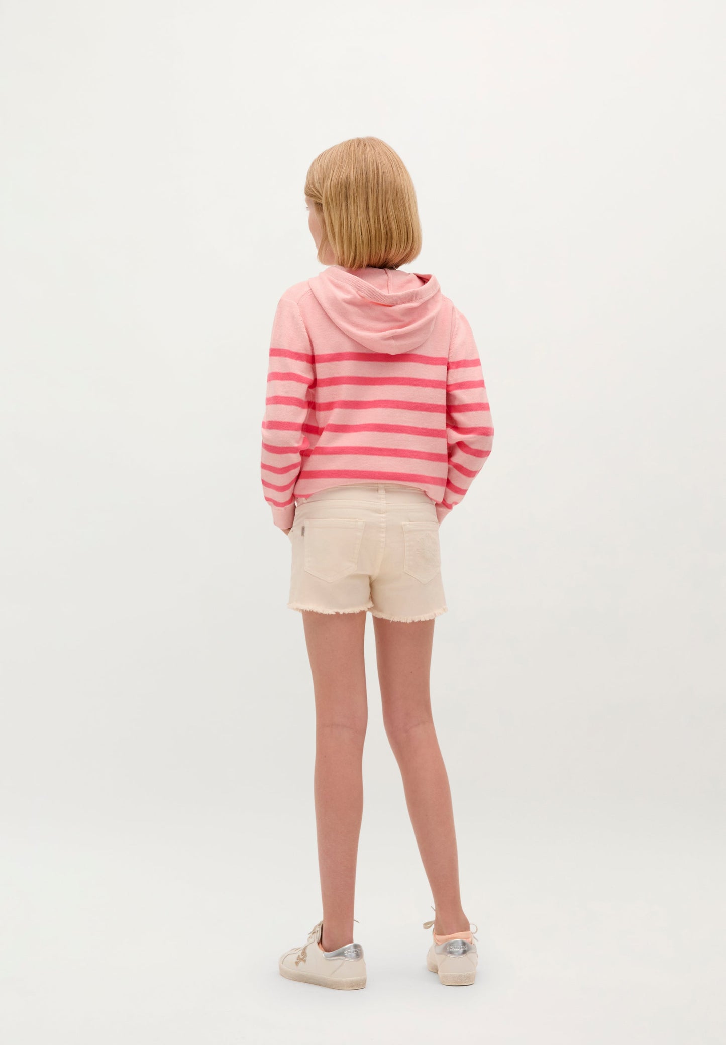 BERMUDA BRODÉ FLEUR