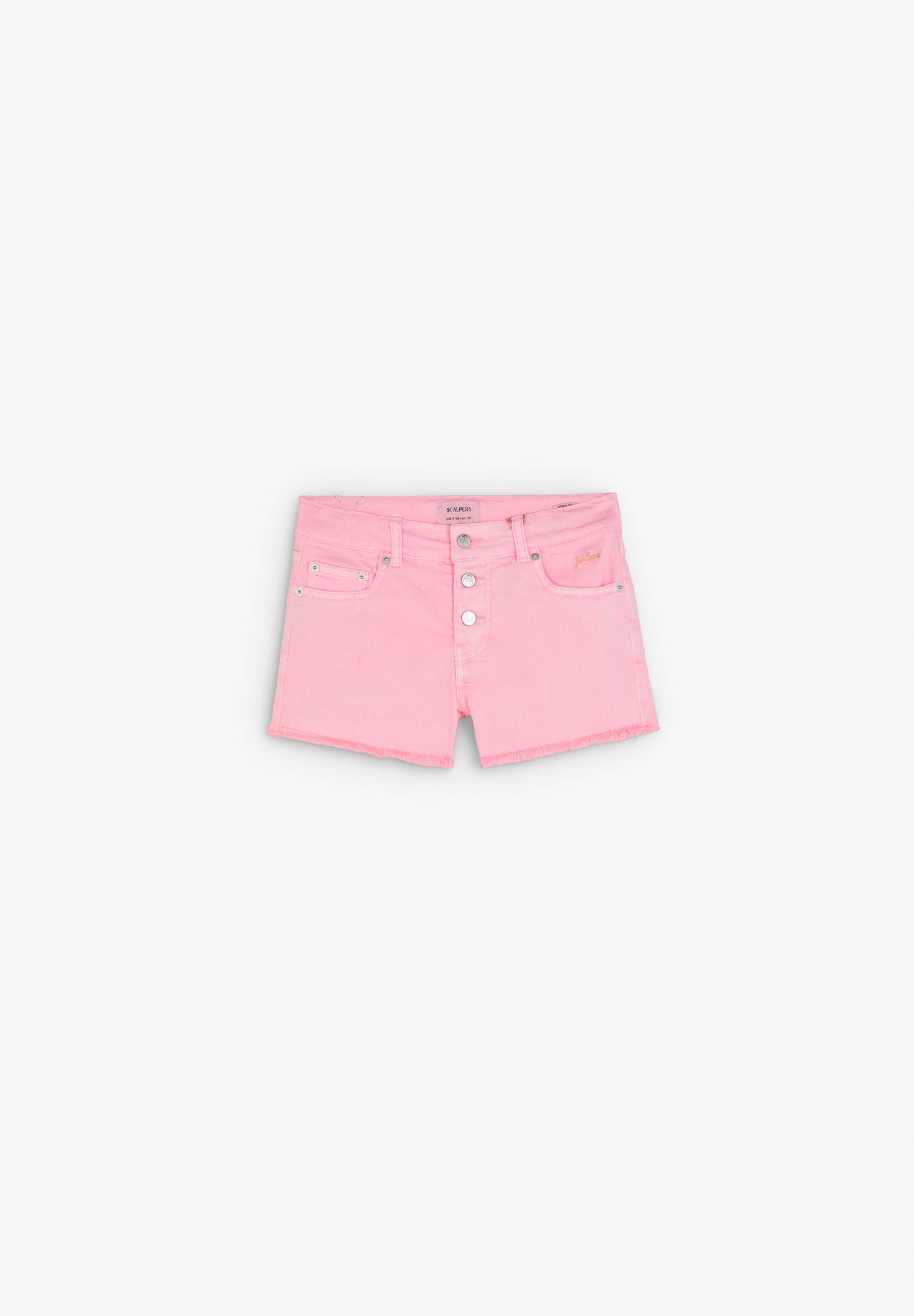 BERMUDA SHORTS WITH FLOWER EMBROIDERY