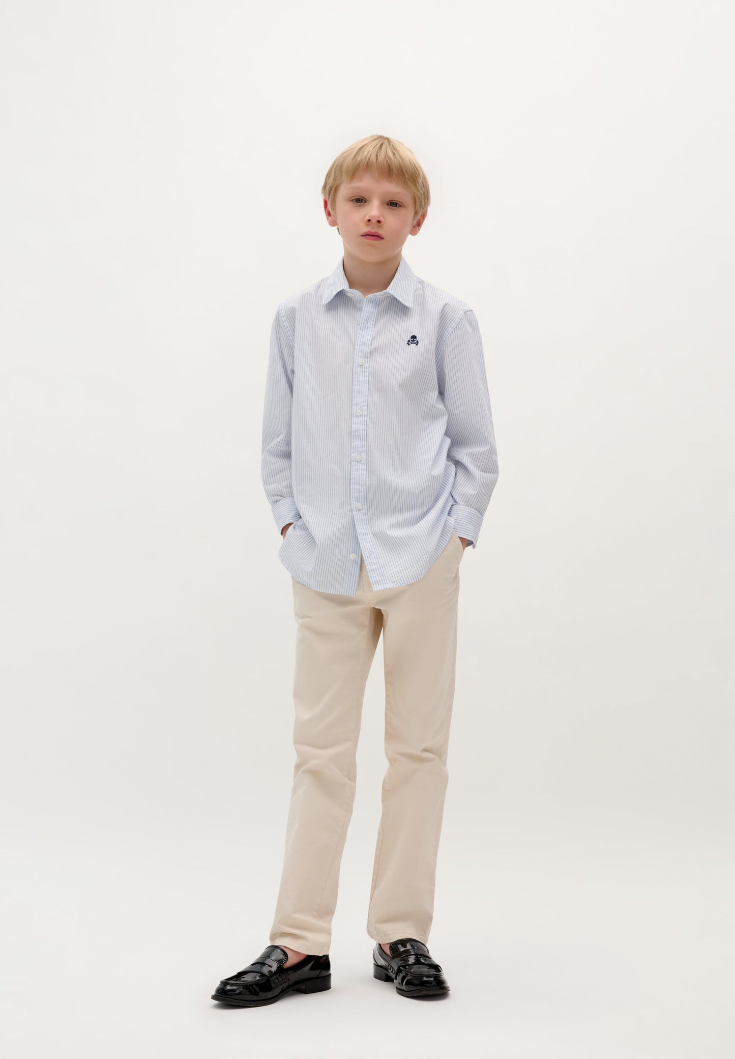 CHEMISE RAYURES LOGO