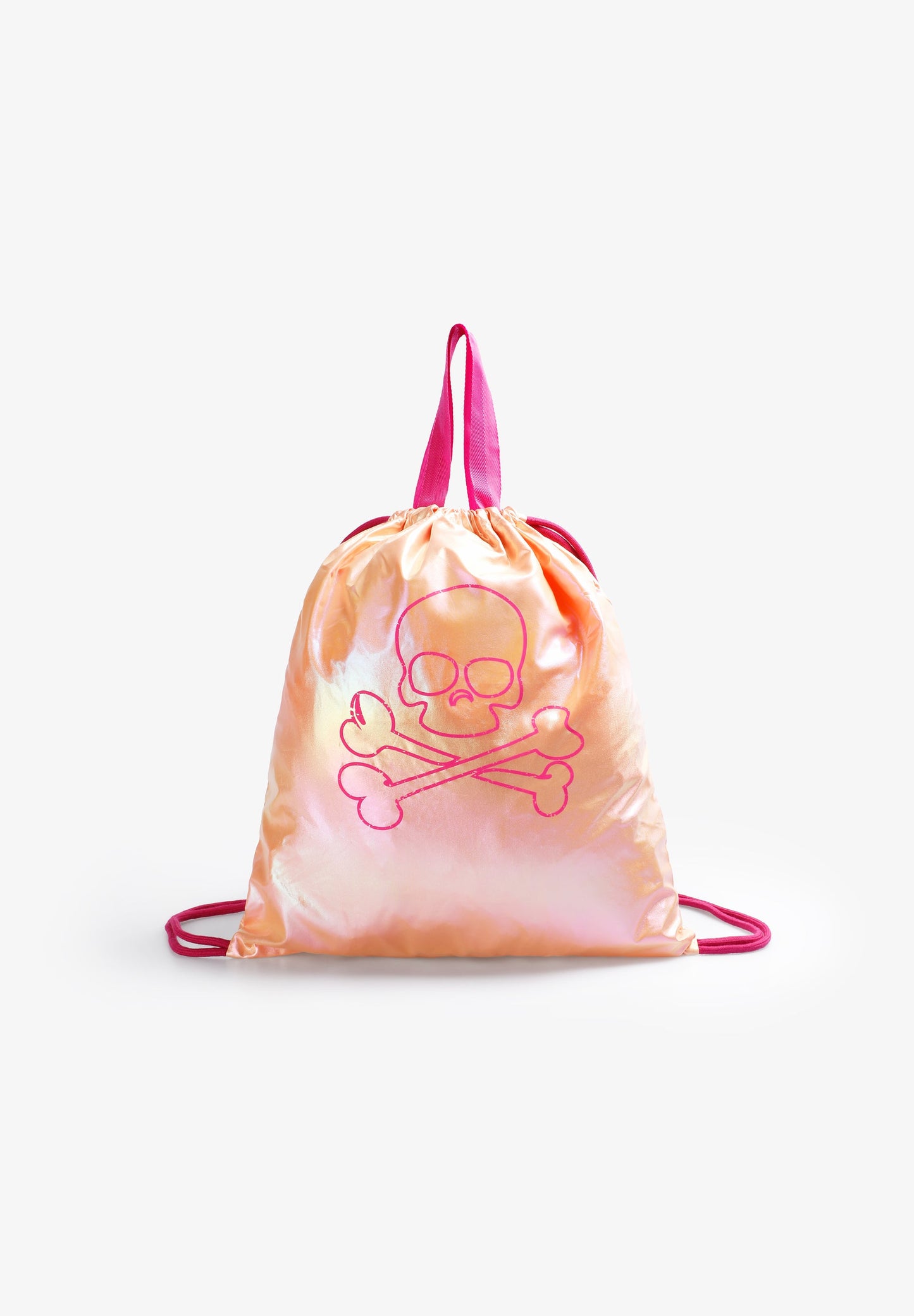 METALLIC BUCKET BAG
