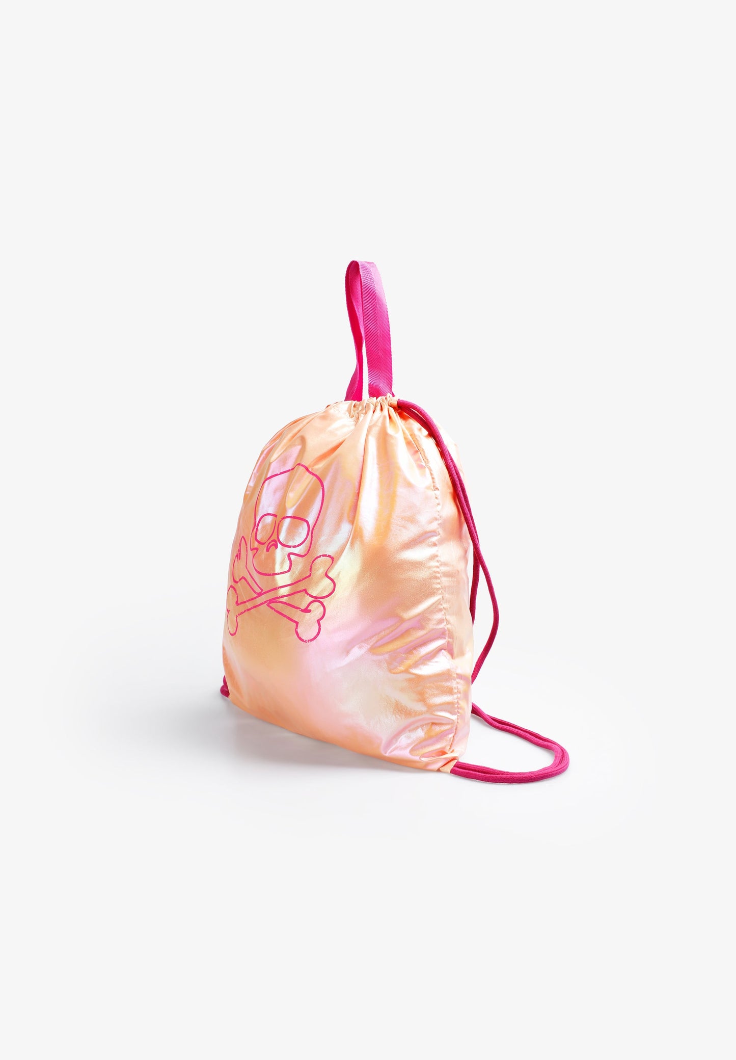 METALLIC BUCKET BAG