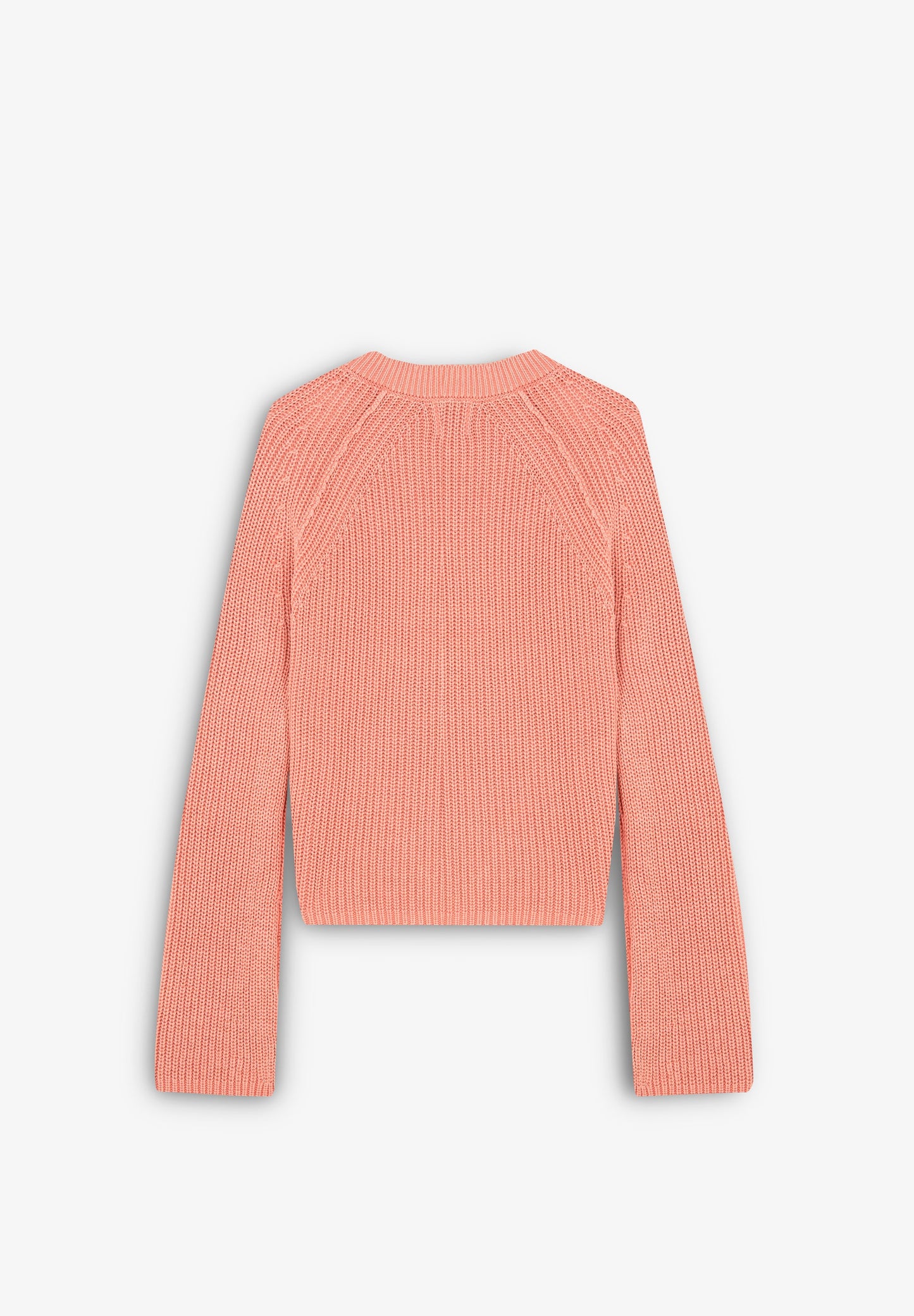 RIBBED KNIT SWEATER WITH OPENINGS