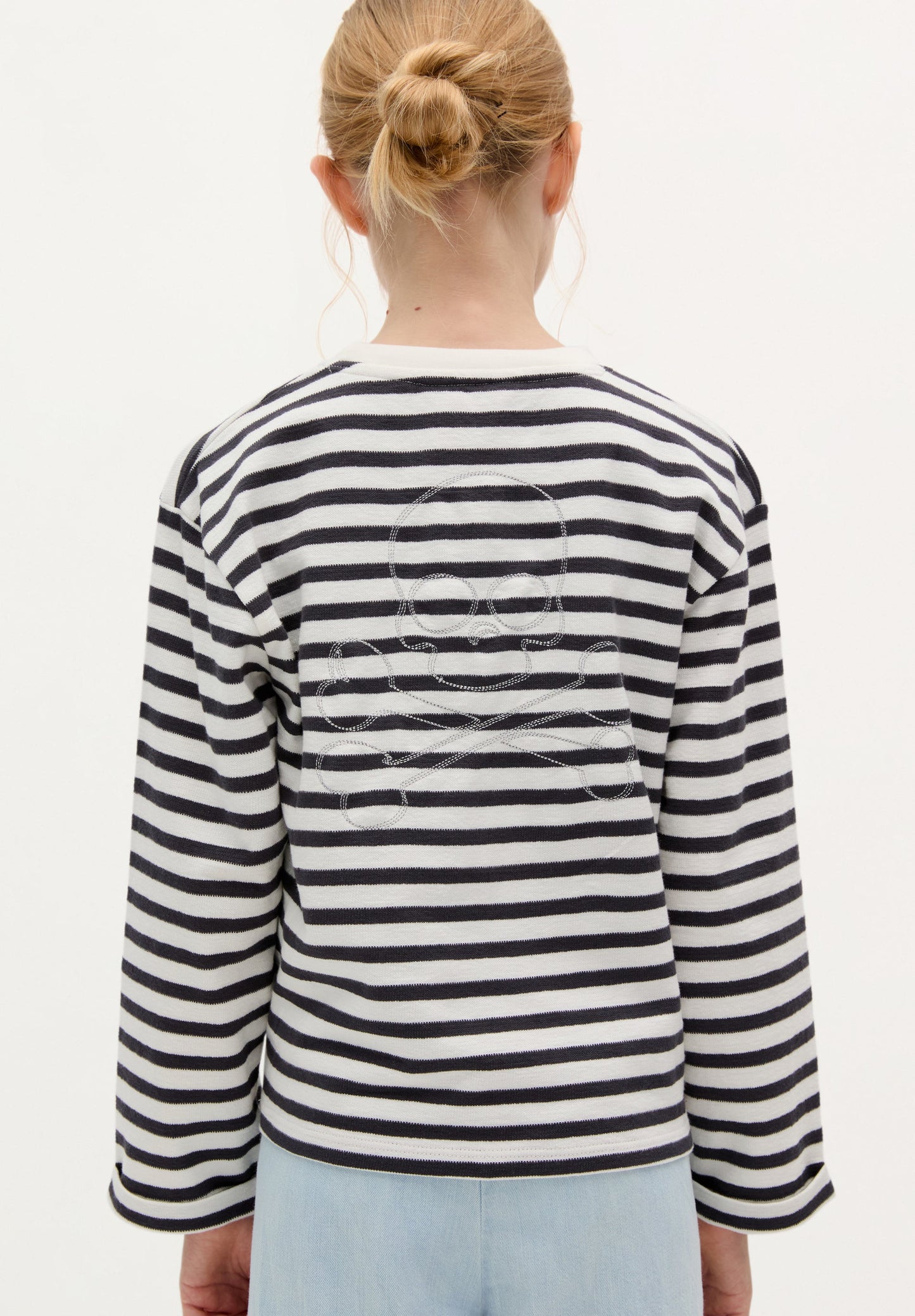 SWEAT RAYURES SKULL
