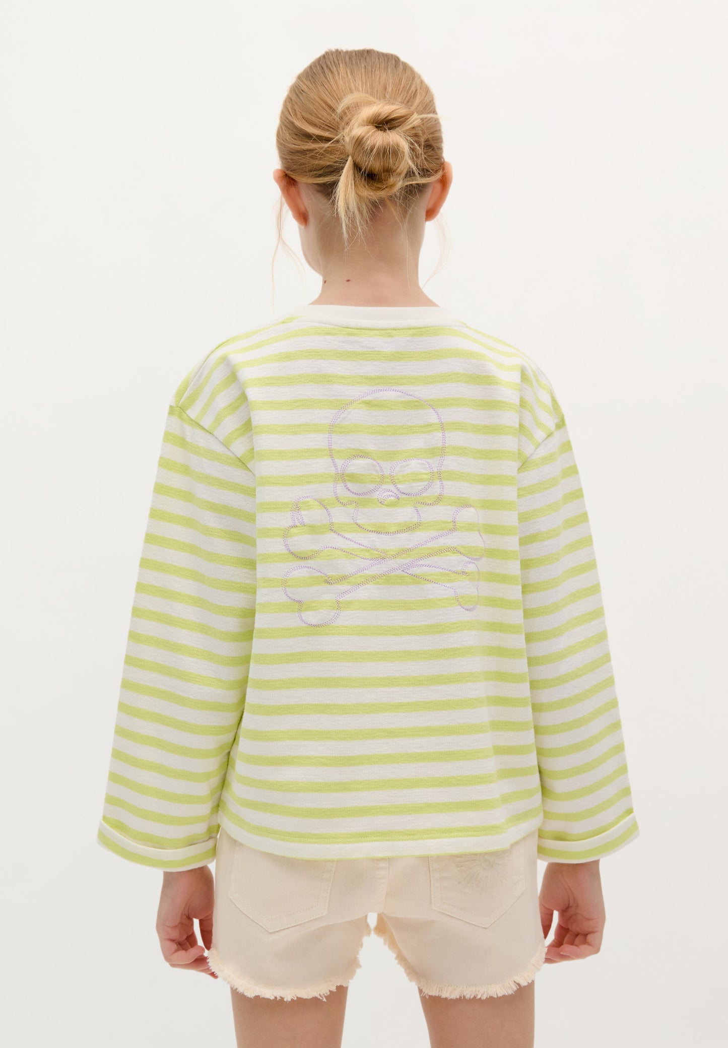STRIPED SKULL HOODIE