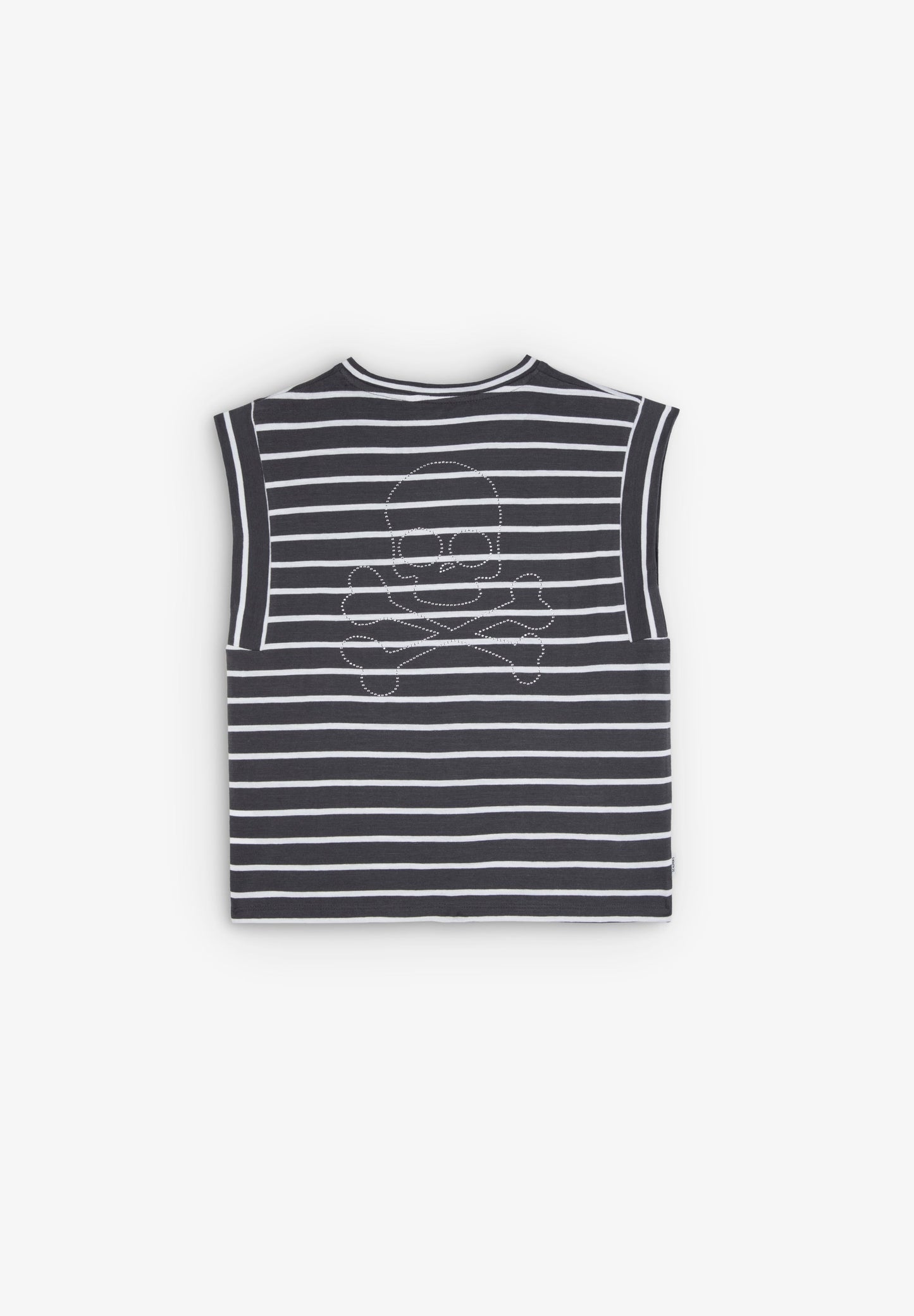 TEE-SHIRT TÊTE DE MORT SCSTRIPES FILLES