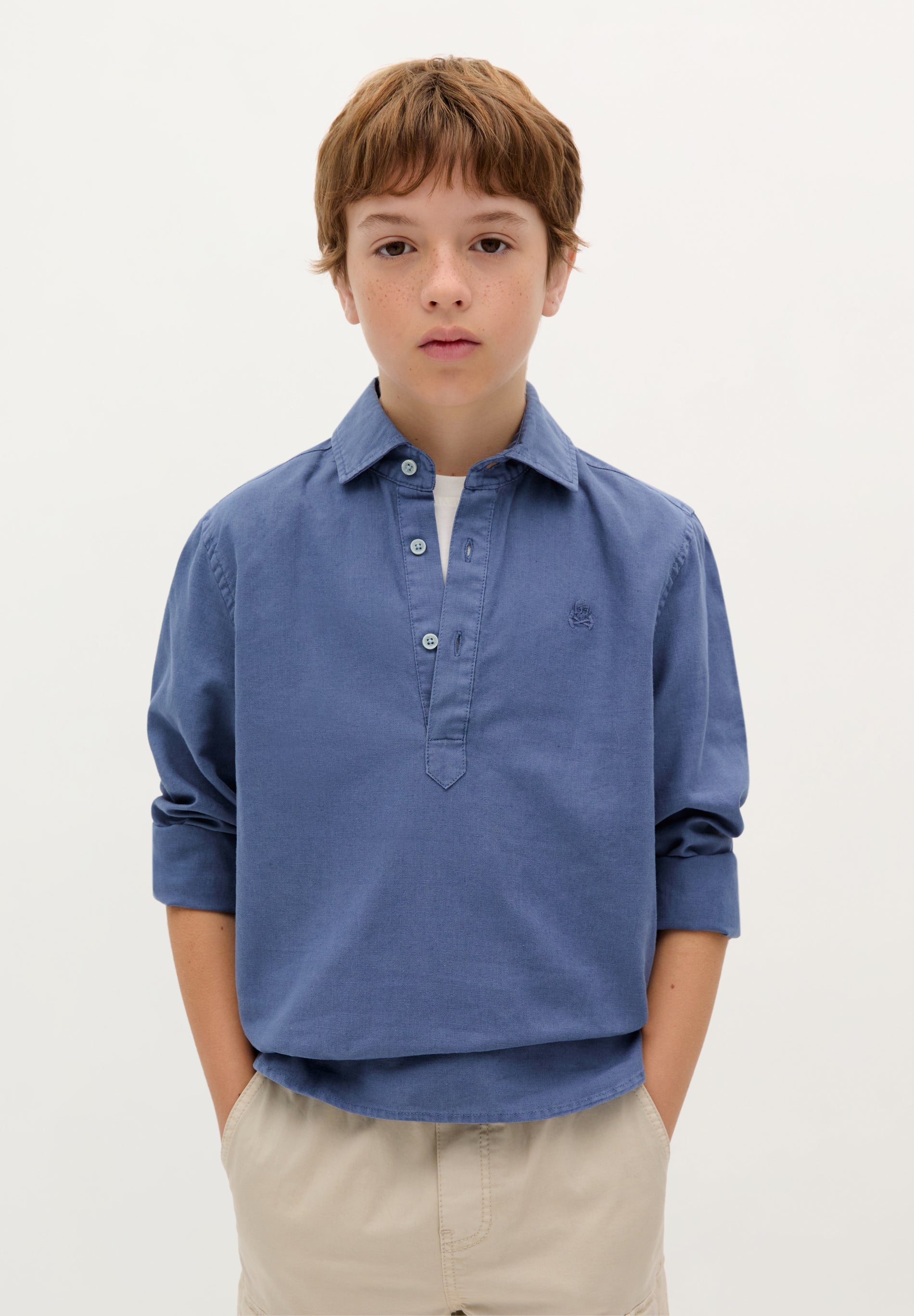 POLO SHIRT WITH MATCHING SKULL