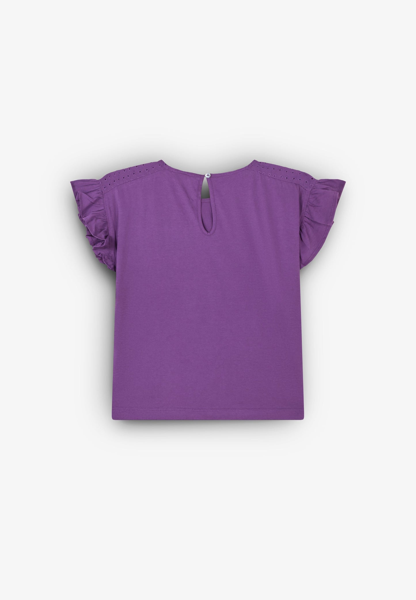 T-SHIRT MANCHES VOLANTS