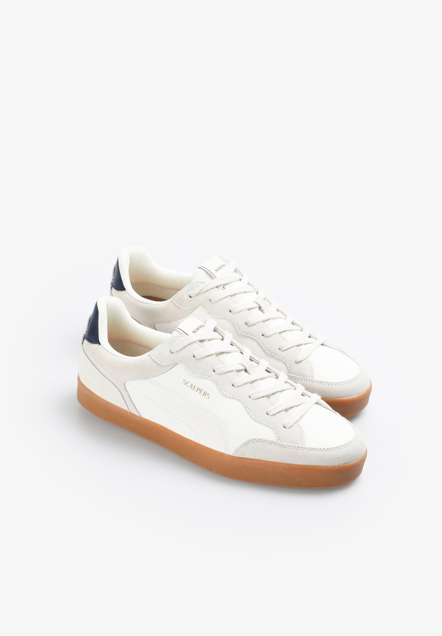BASKETS CUIR DAIM