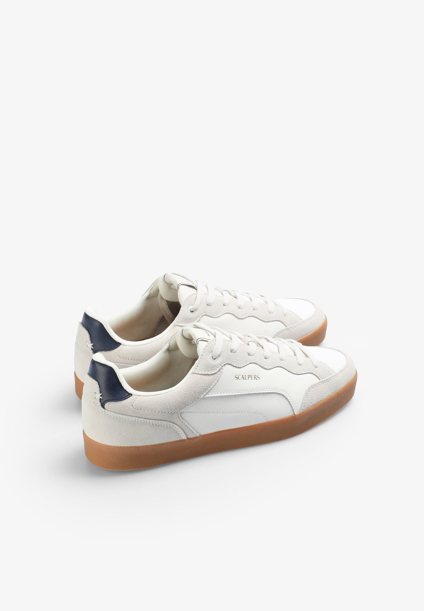 BASKETS CUIR DAIM