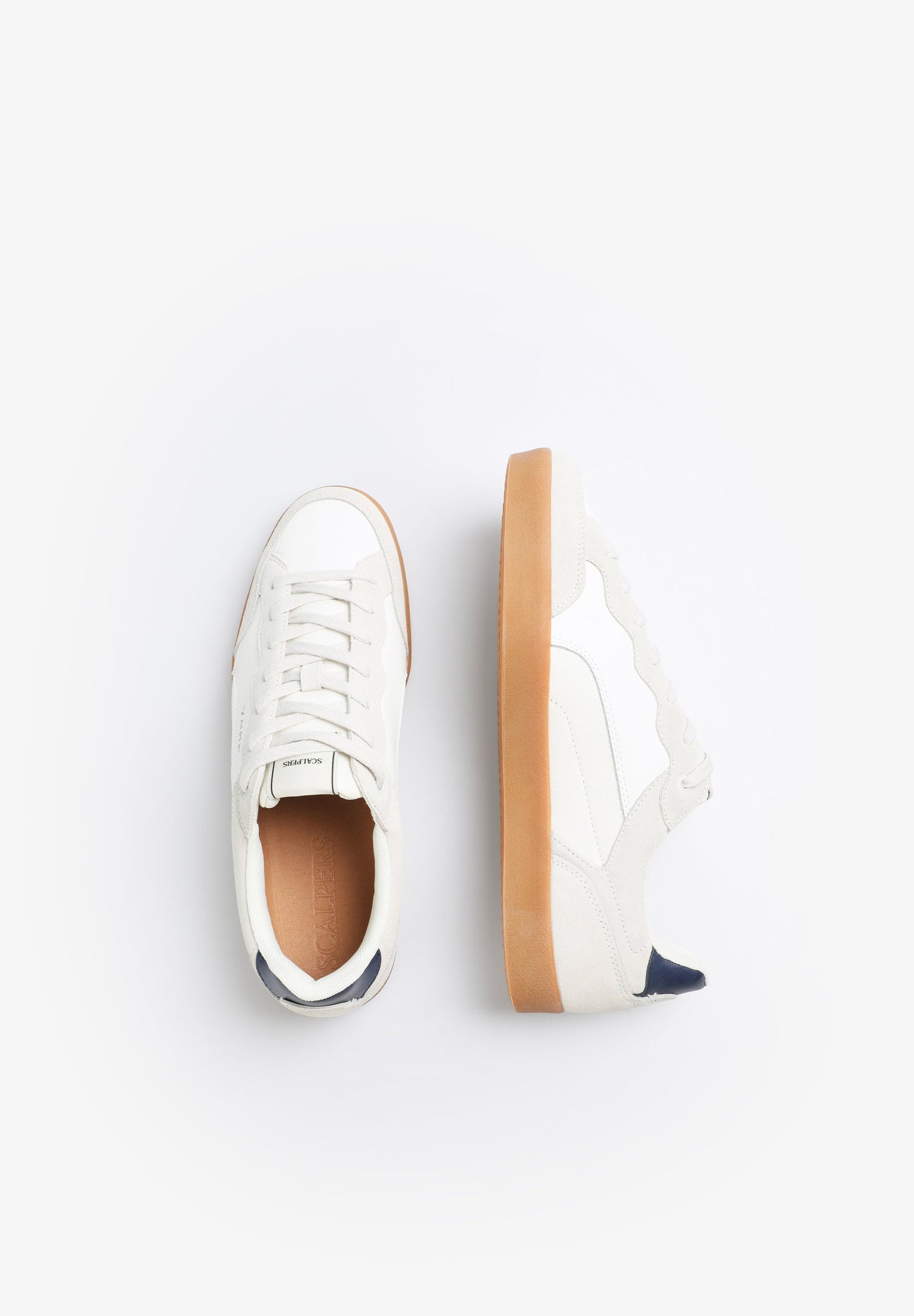 BASKETS CUIR DAIM