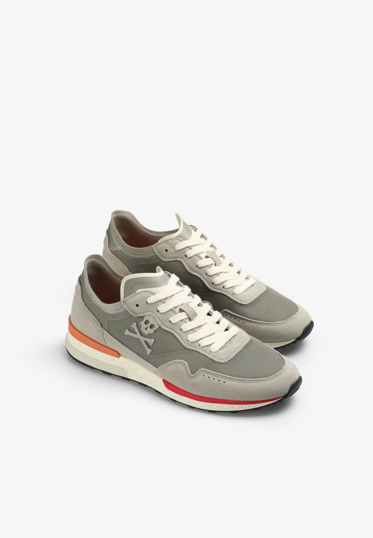 SKULL SNEAKERS WITH CONTRAST DETAIL