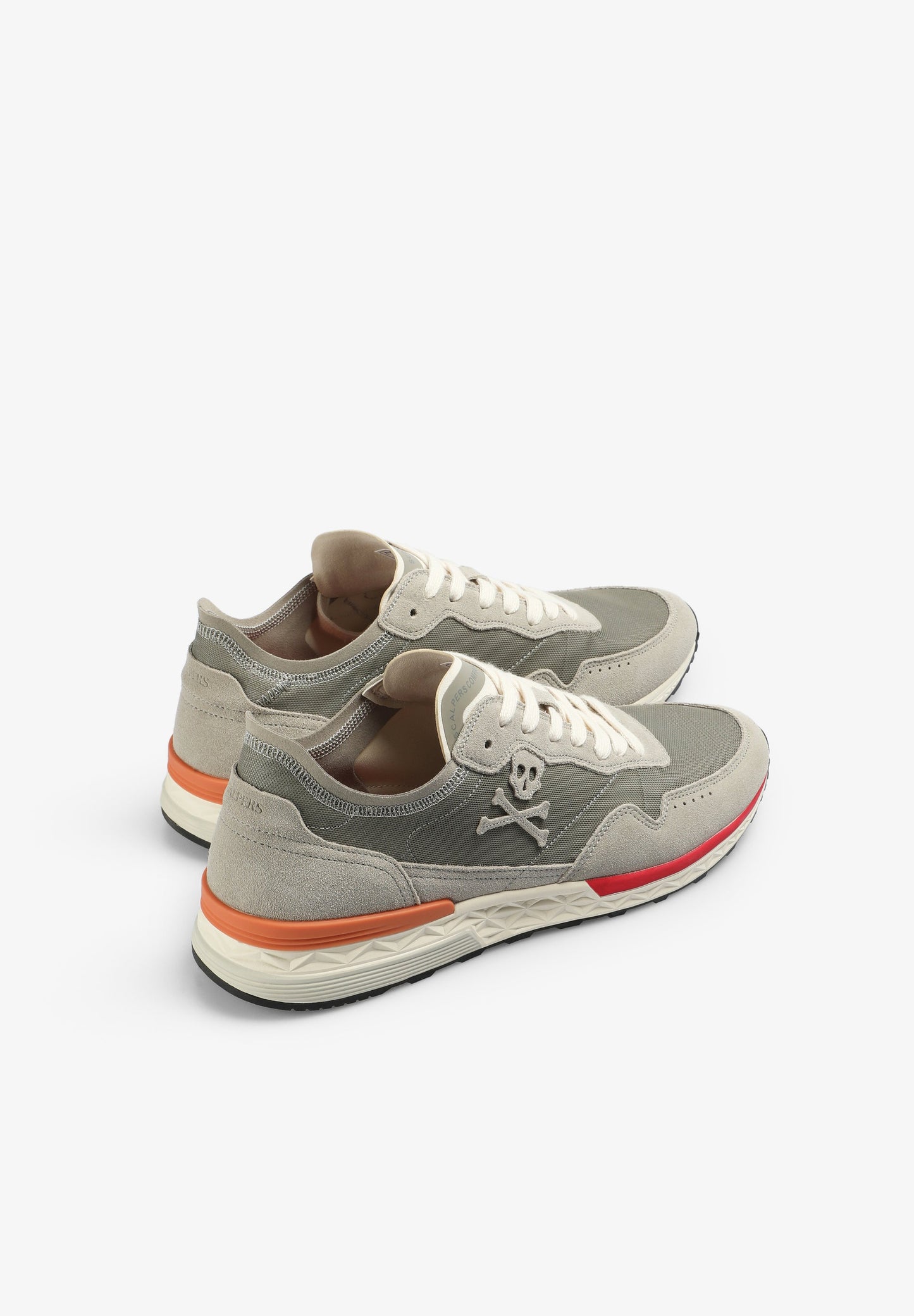 SKULL SNEAKERS WITH CONTRAST DETAIL