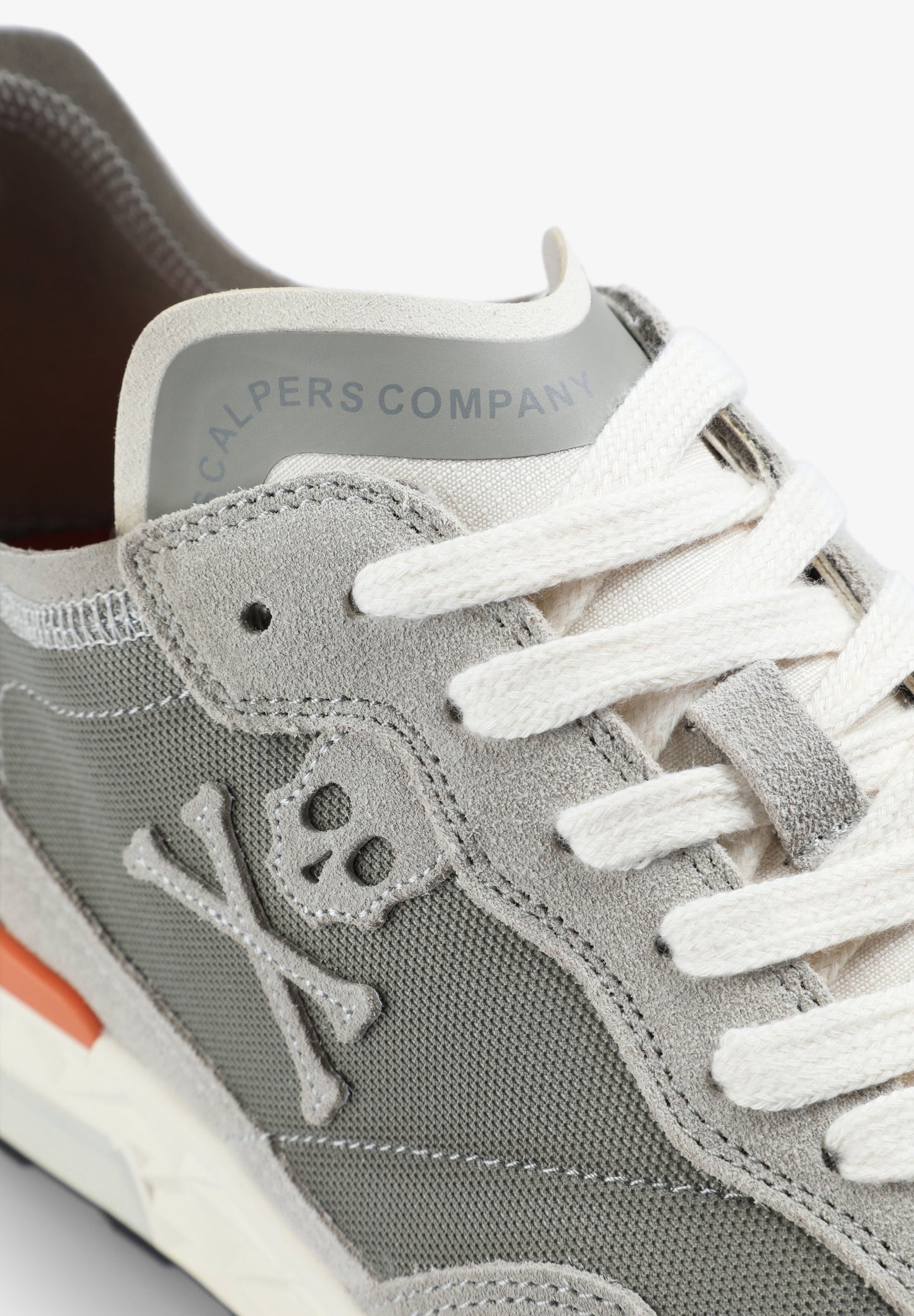 SKULL SNEAKERS WITH CONTRAST DETAIL