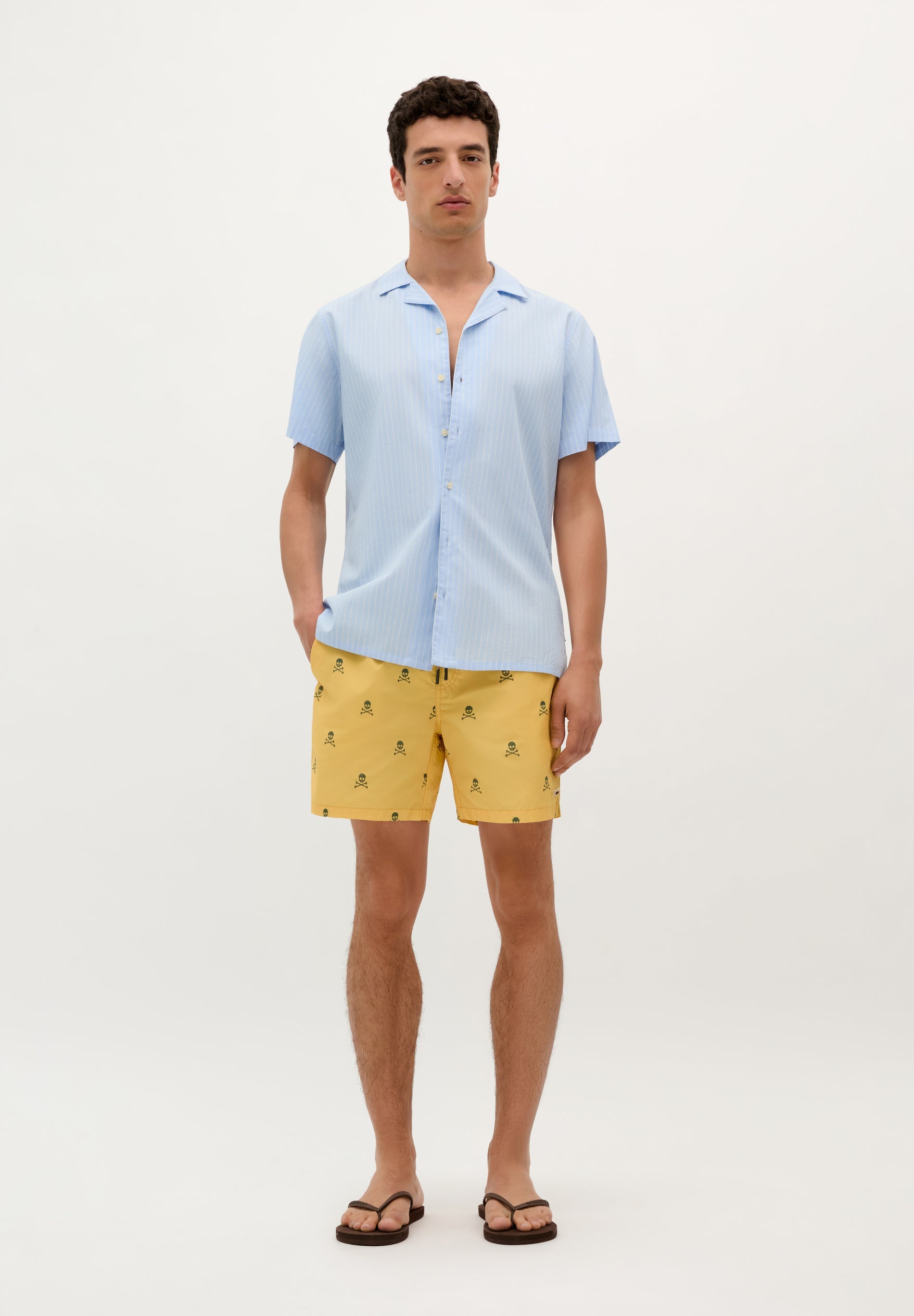 SWIMMING TRUNKS WITH SKULL