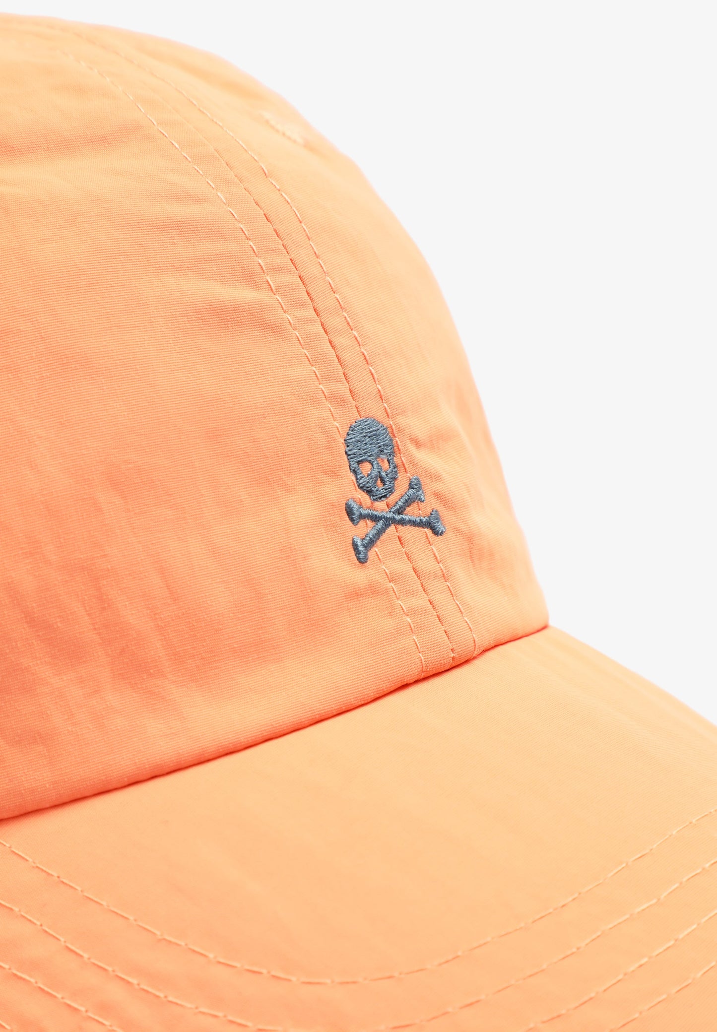 SKULL CAP WITH CONTRAST EMBROIDERY