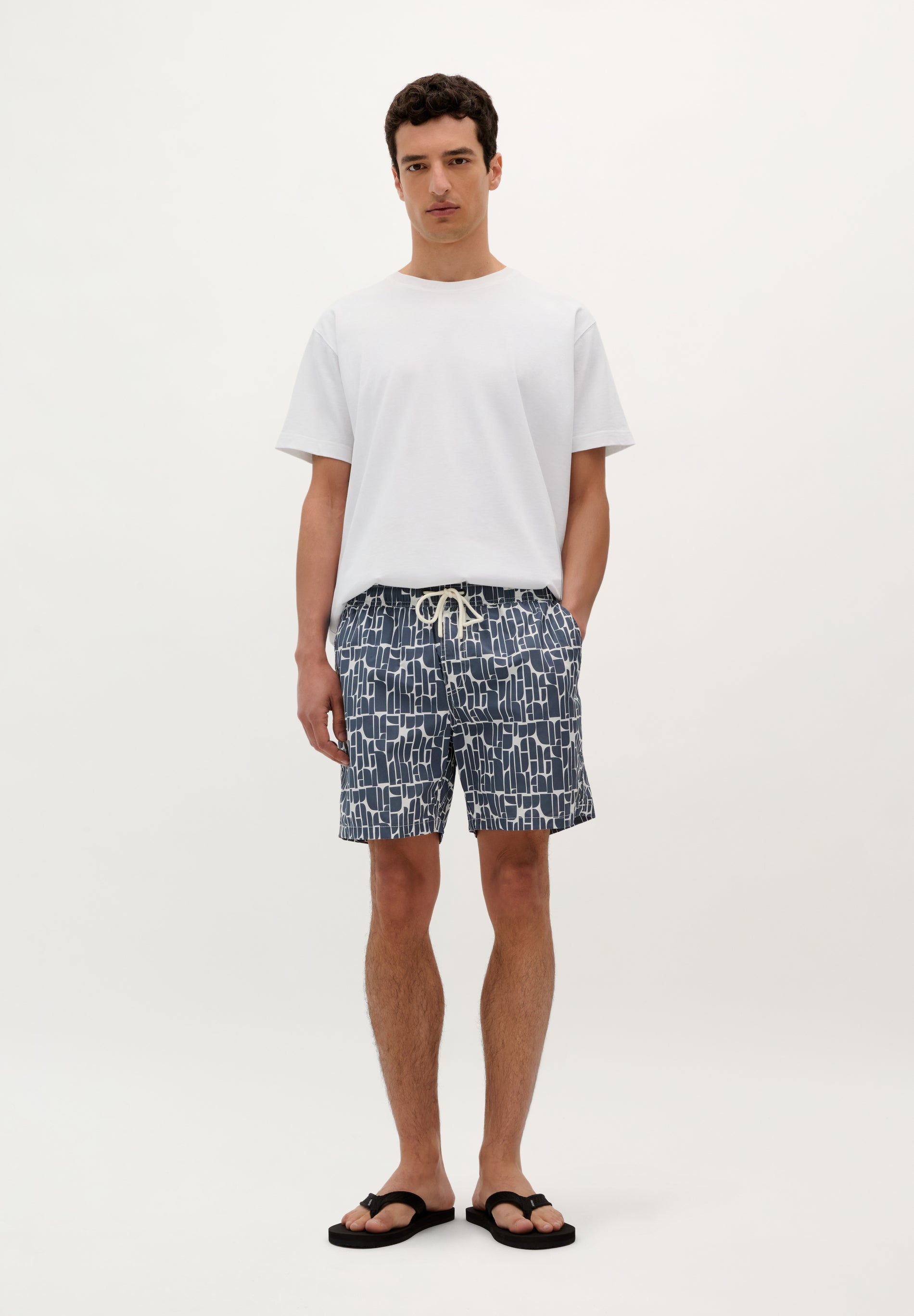 MAILLOT DE BAIN IMPRIMÉ INDIGO