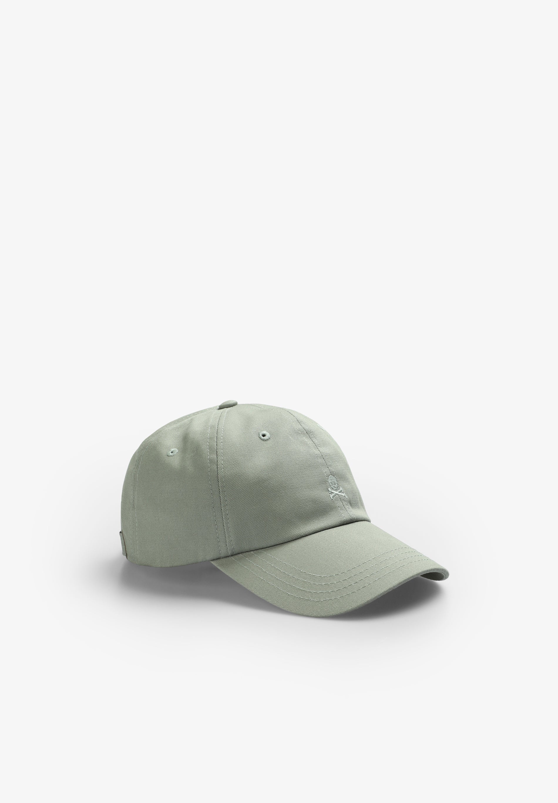 SKULL CAP WITH MATCHING EMBROIDERY