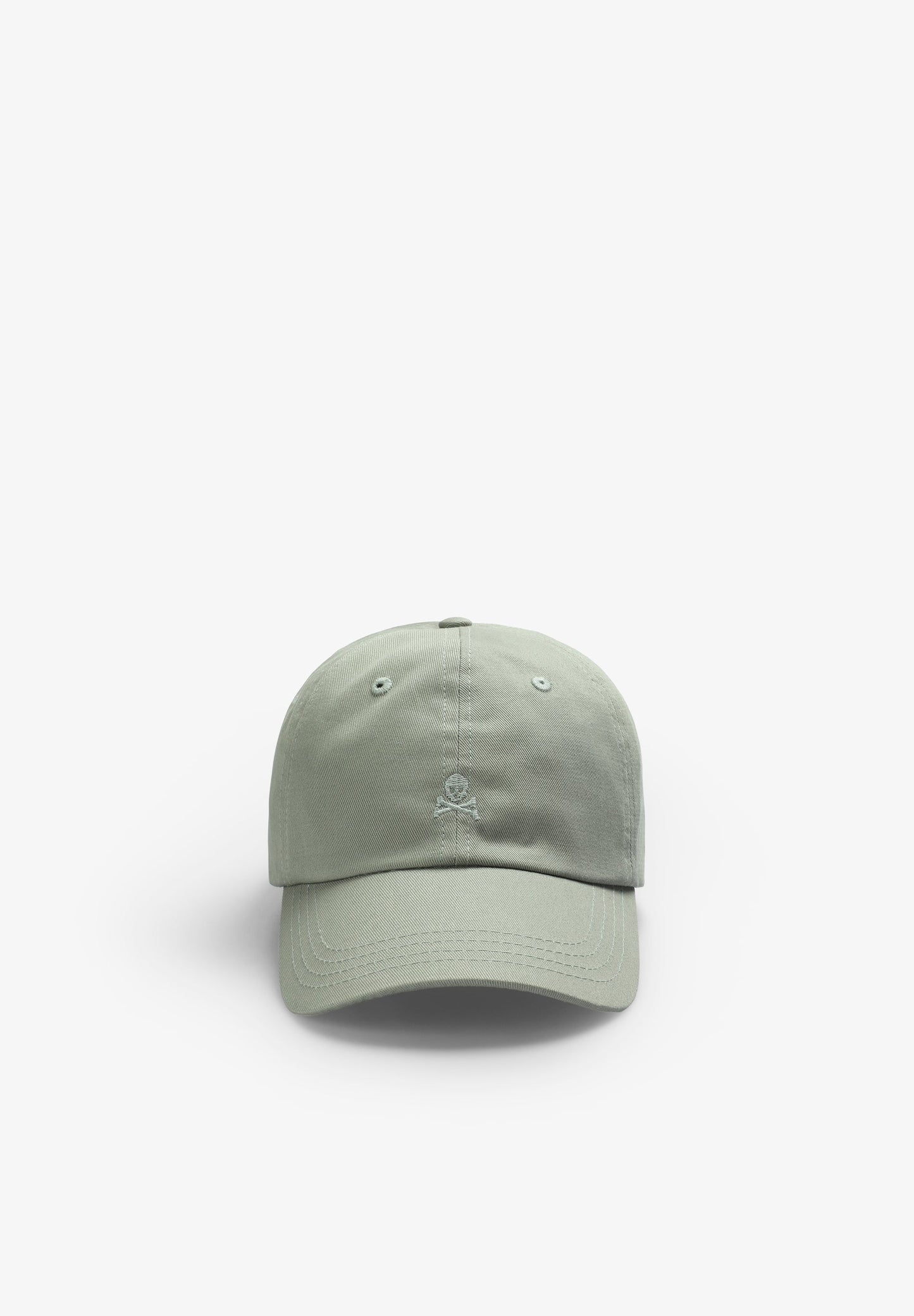 SKULL CAP WITH MATCHING EMBROIDERY