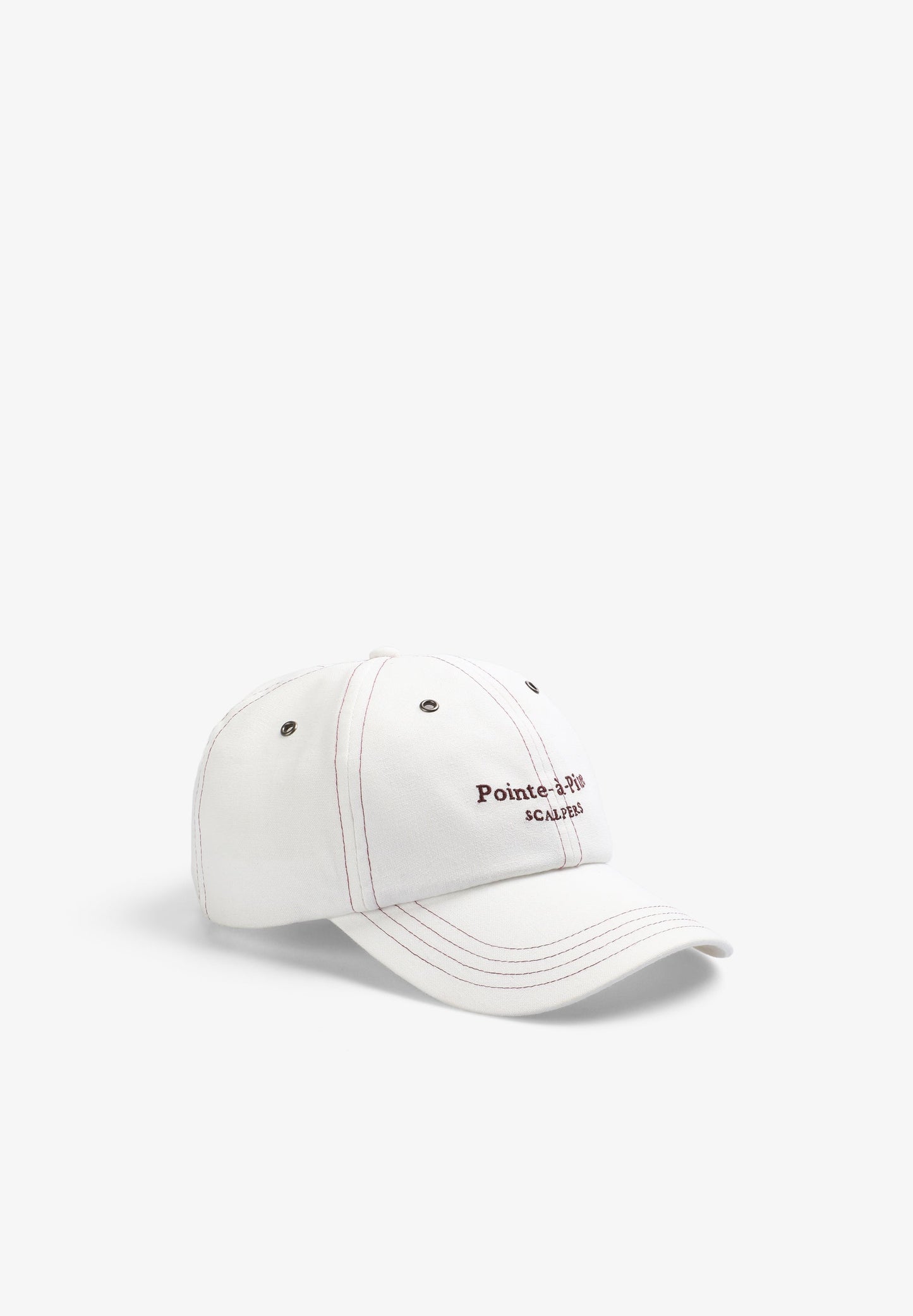 CASQUETTE MOTIF BRODÉ CONTRASTANT