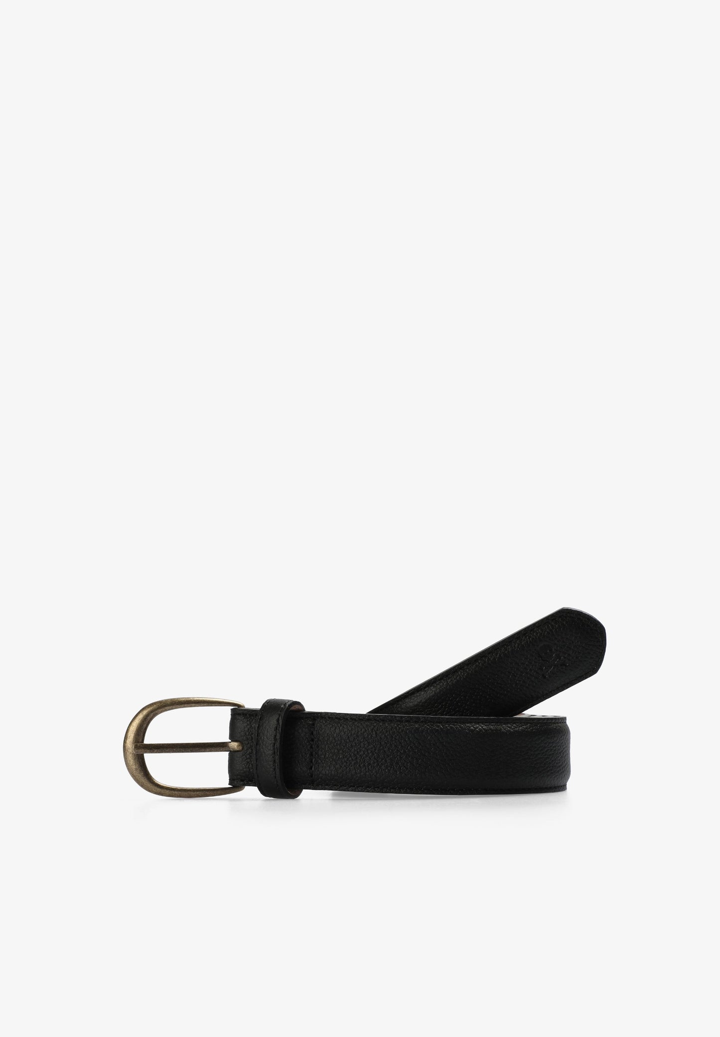 LEATHER BELT WITH BUCKLE