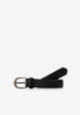LEATHER BELT WITH BUCKLE