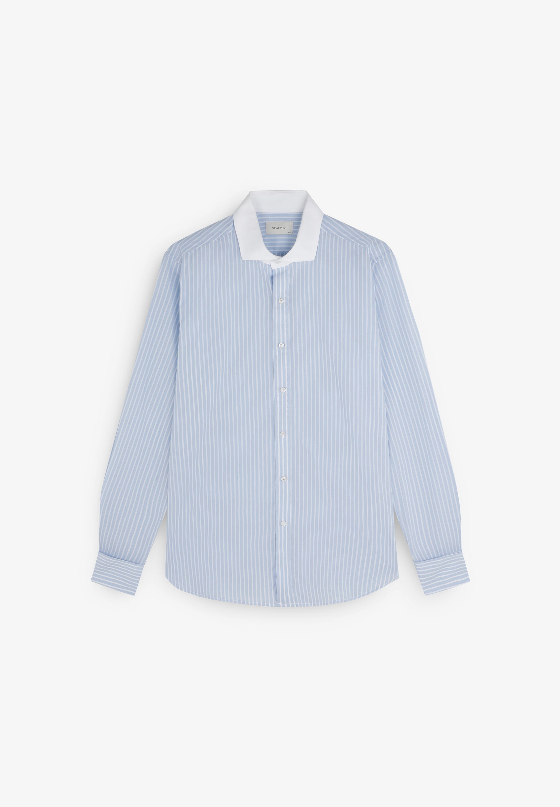 CONTRAST COLLAR SHIRT