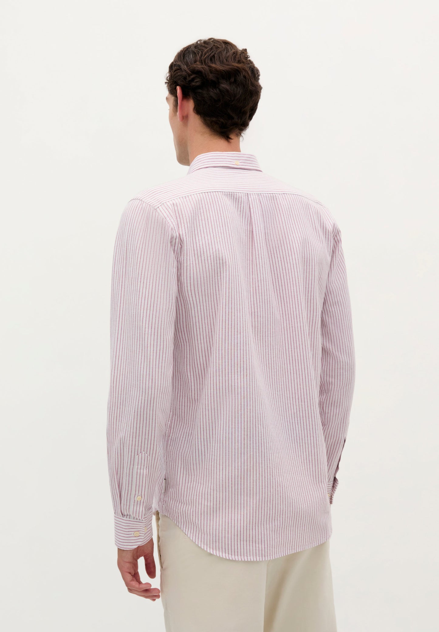 STRIPED SHIRT WITH CONTRAST SKULL