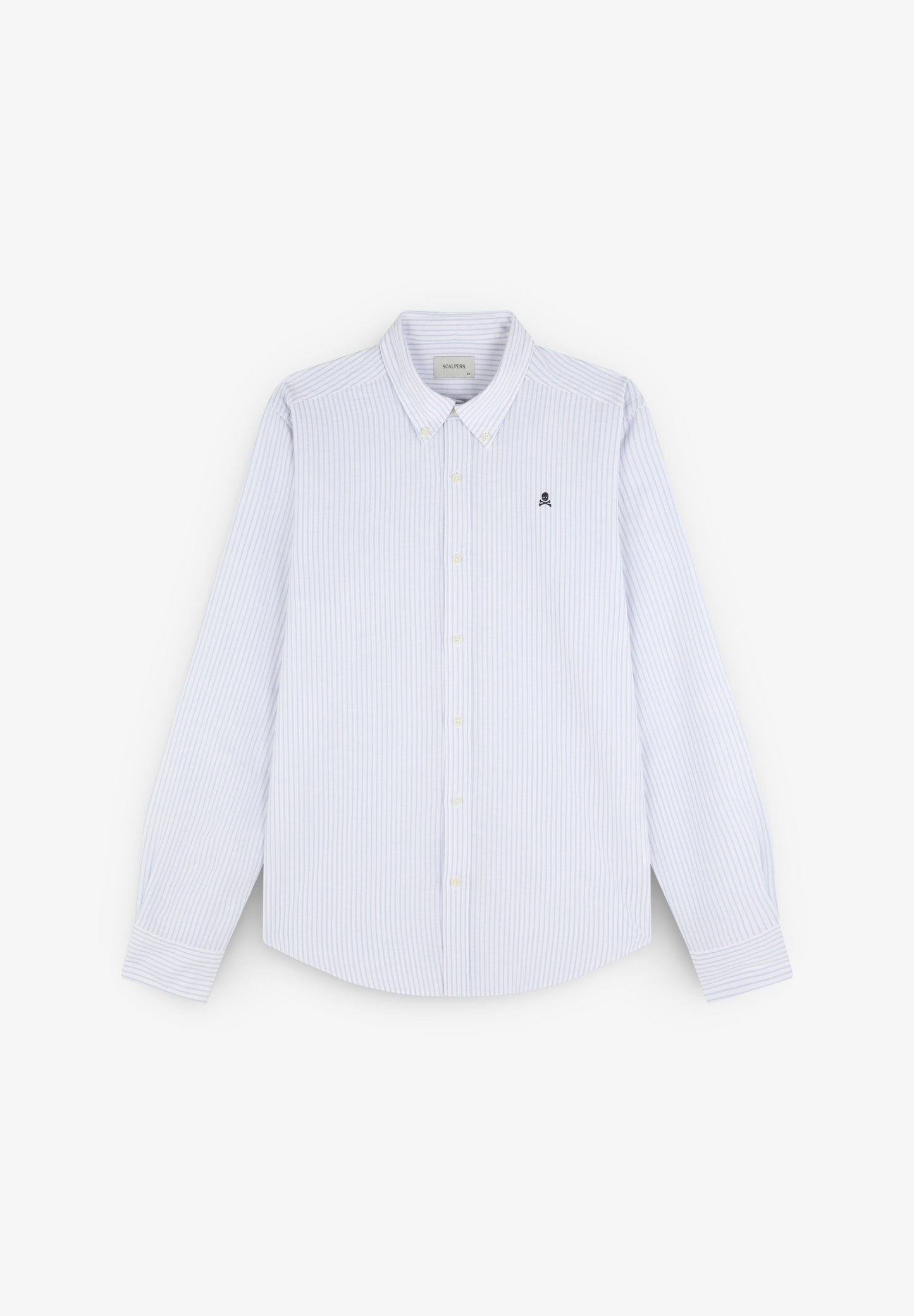 STRIPED SHIRT WITH CONTRAST SKULL