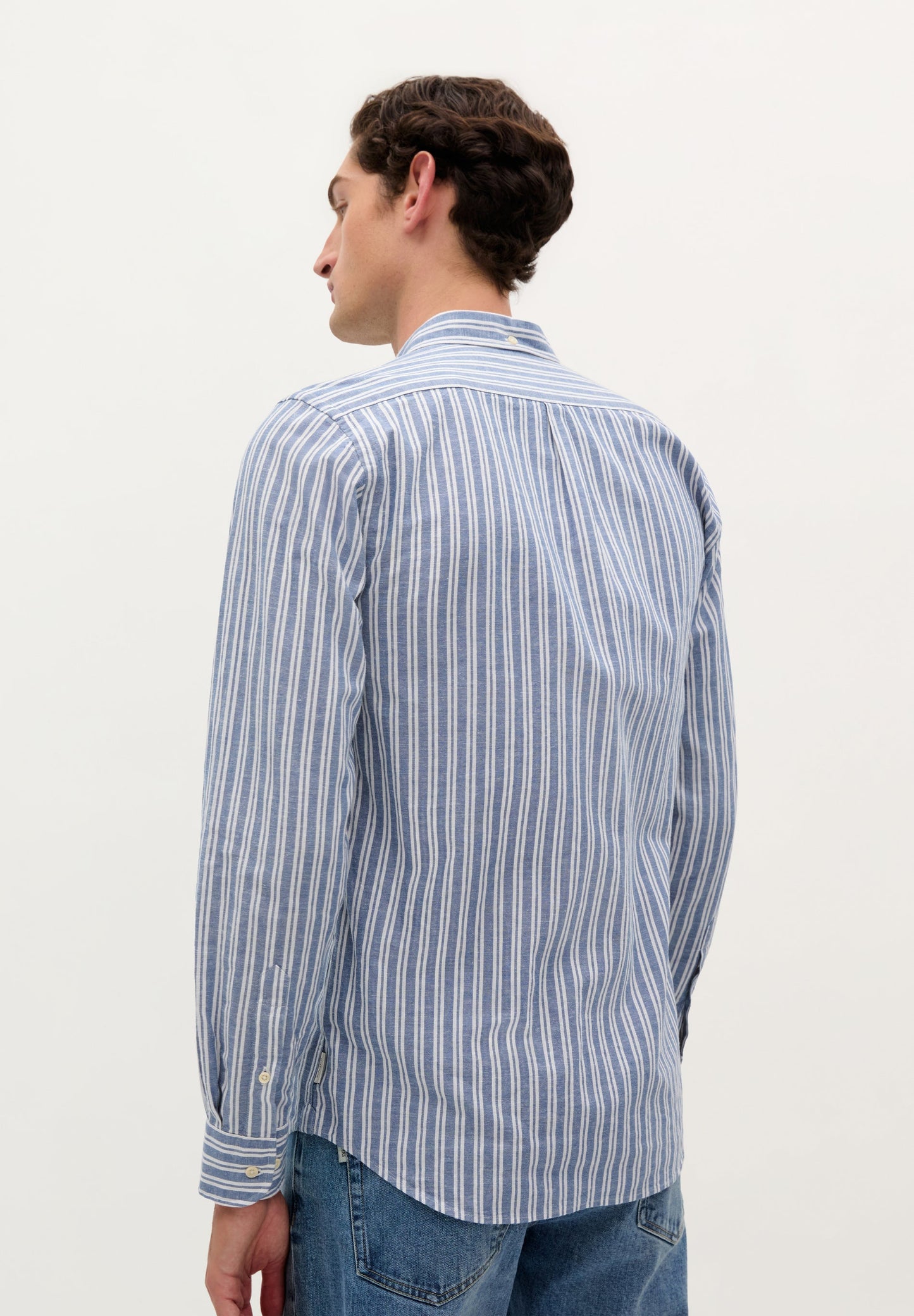 STRIPED SHIRT WITH CONTRAST SKULL