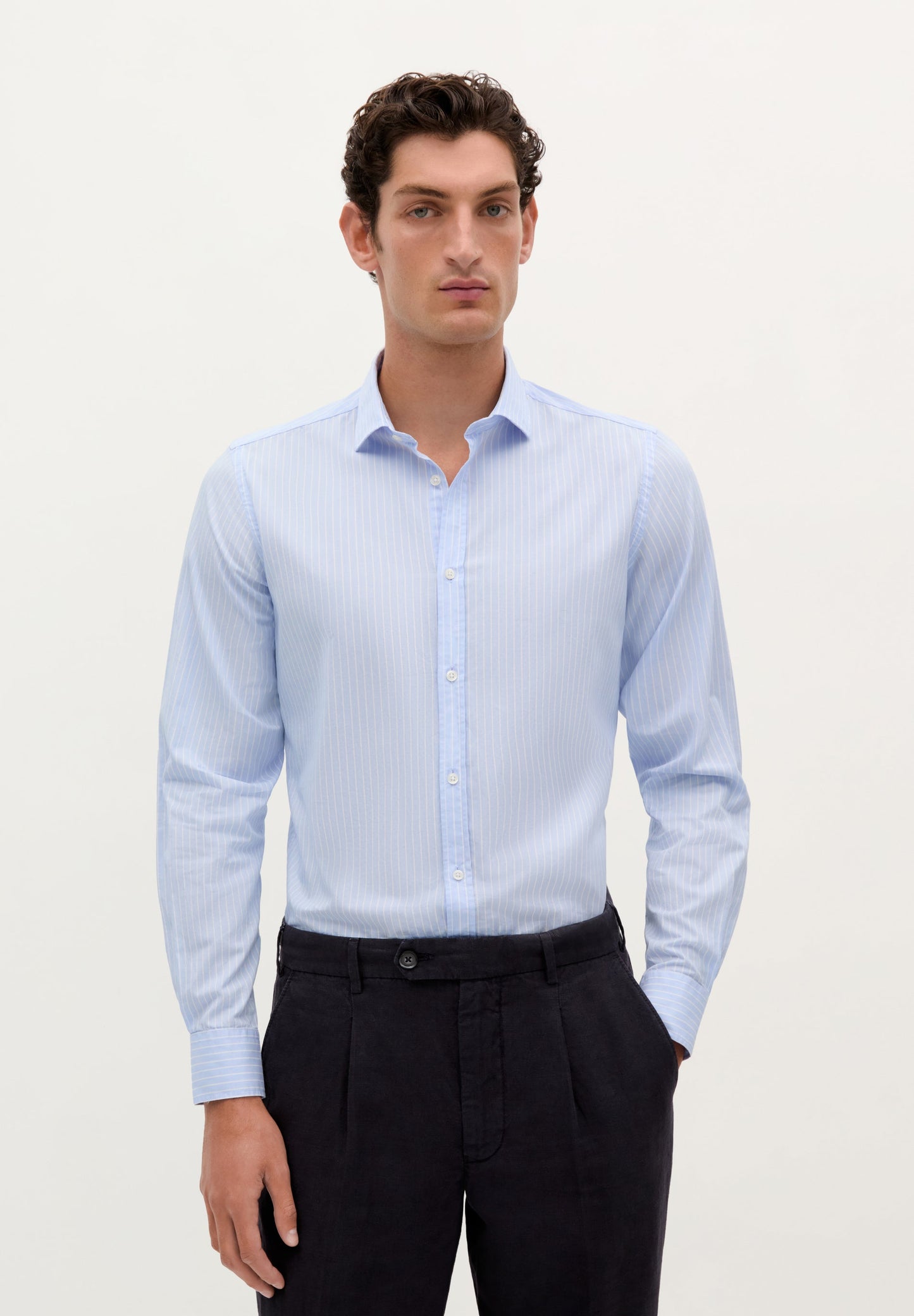 SLIM FIT PLAIN FORMAL SHIRT
