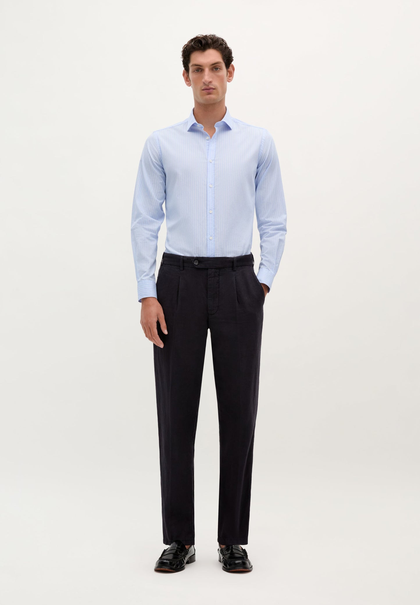 SLIM FIT PLAIN FORMAL SHIRT