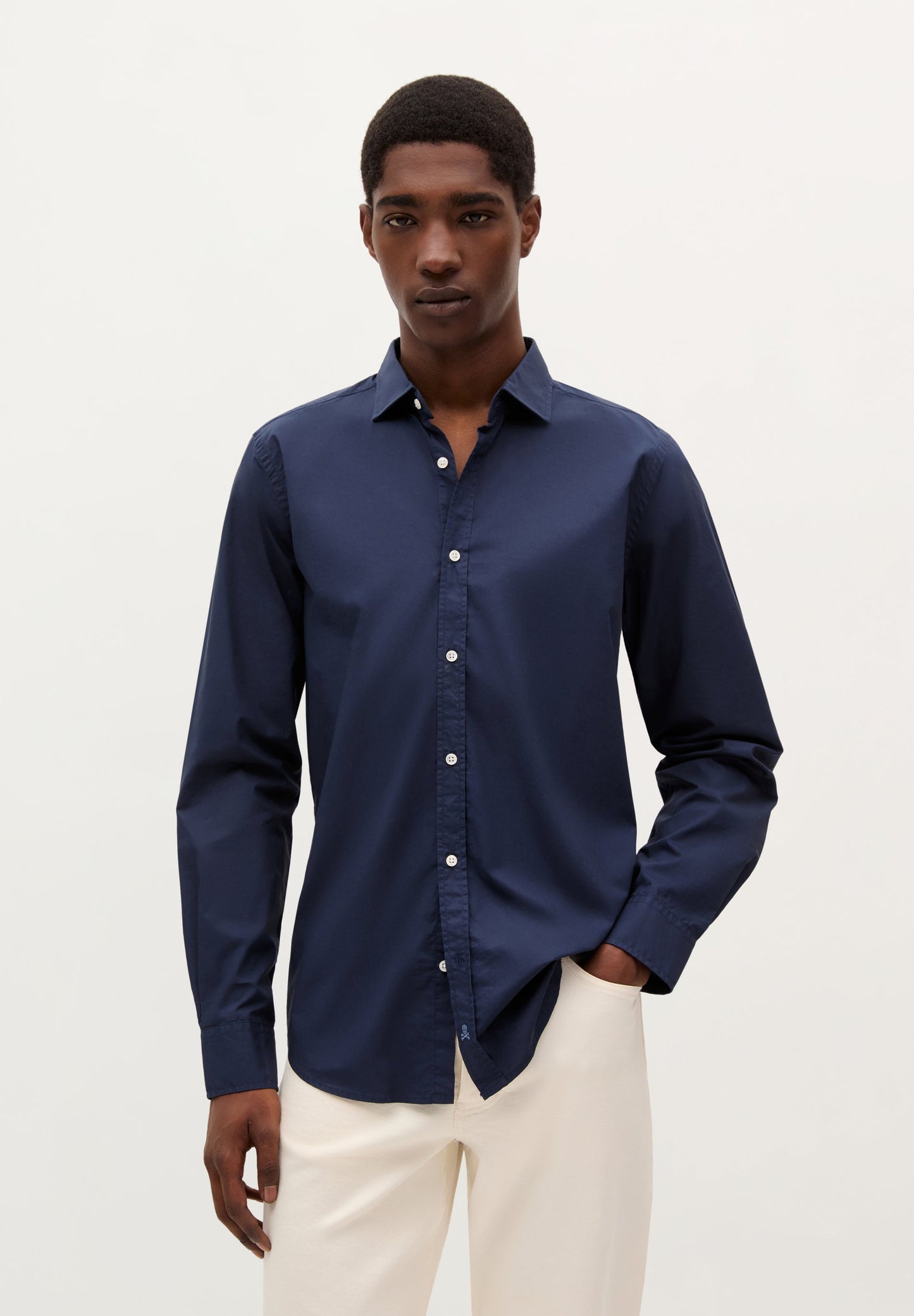SLIM FIT PLAIN FORMAL SHIRT