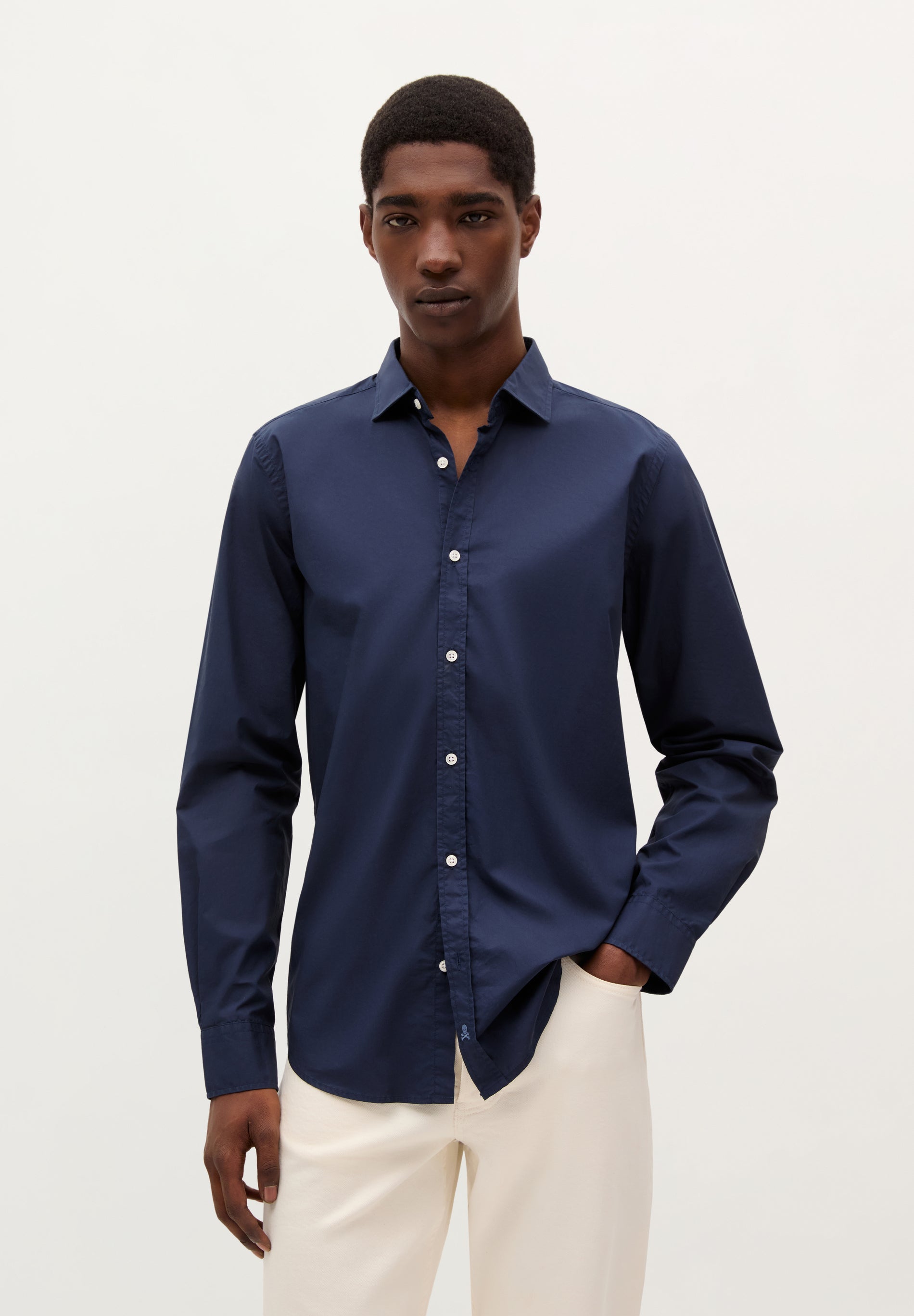 SLIM FIT PLAIN FORMAL SHIRT
