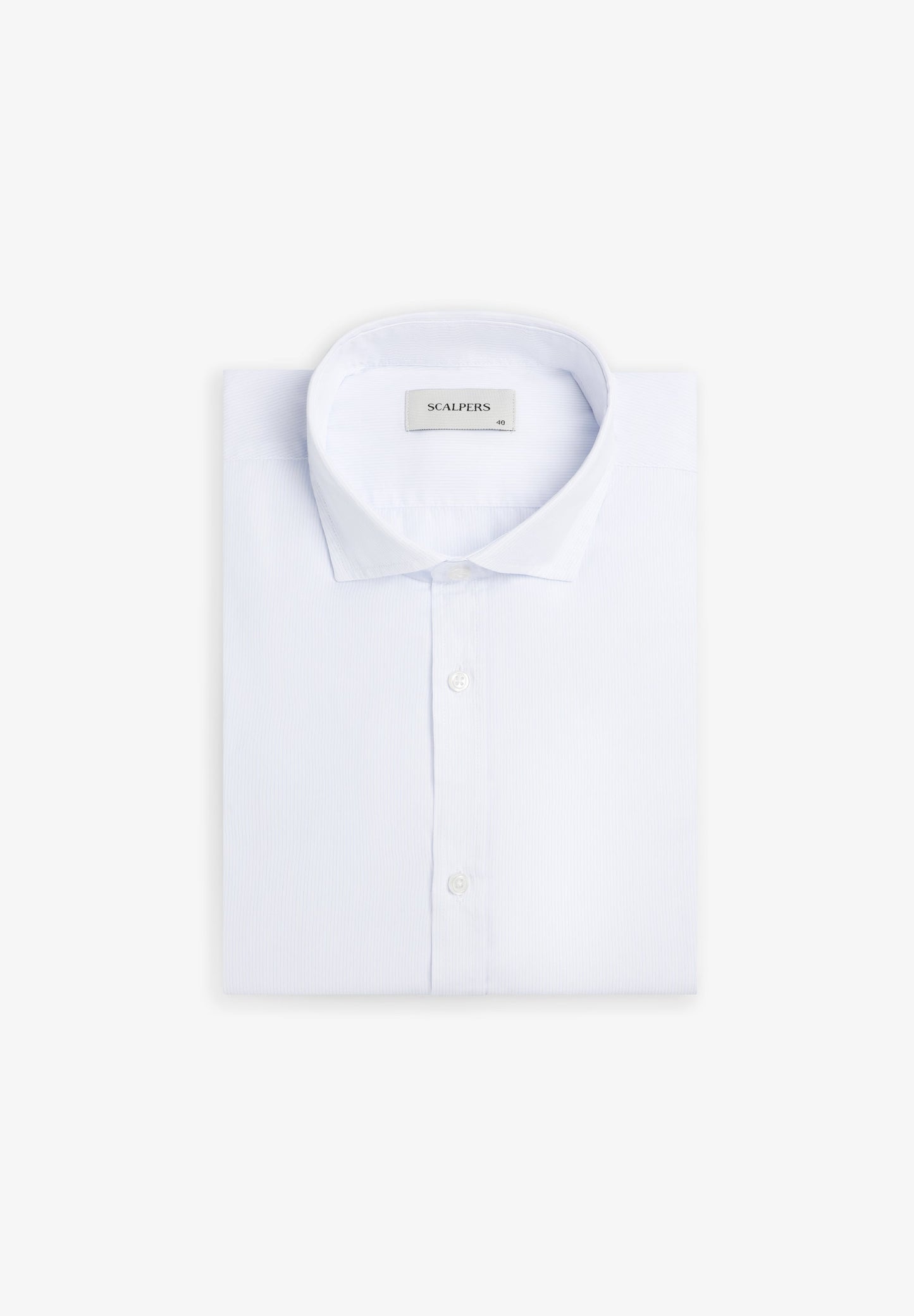 SLIM FIT STRIPED FORMAL SHIRT