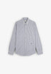 STRIPED LINEN OXFORD SHIRT