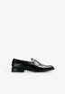 LEATHER LOAFERS WITH APRON