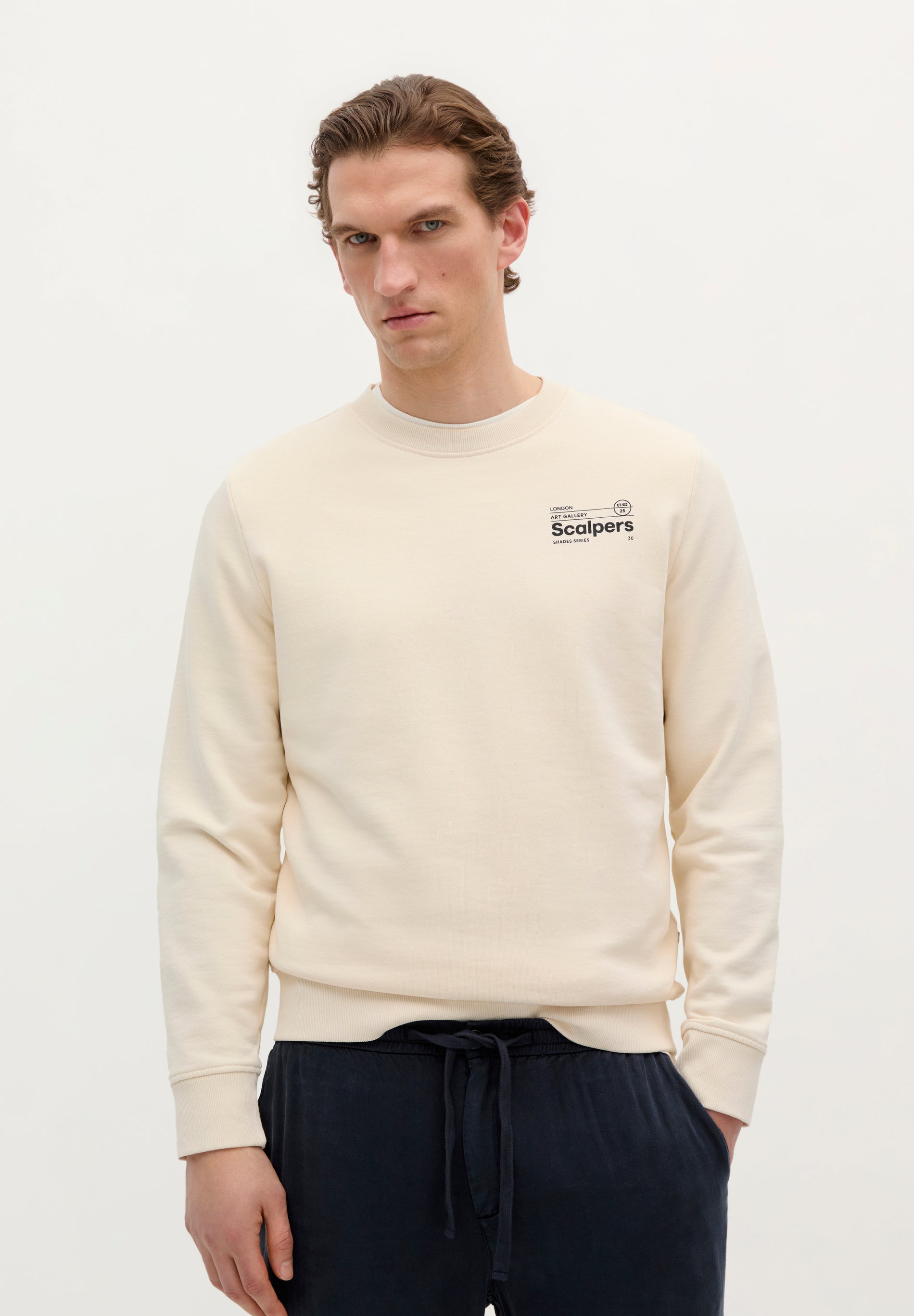 STROKE PRINT SWEATSHIRT