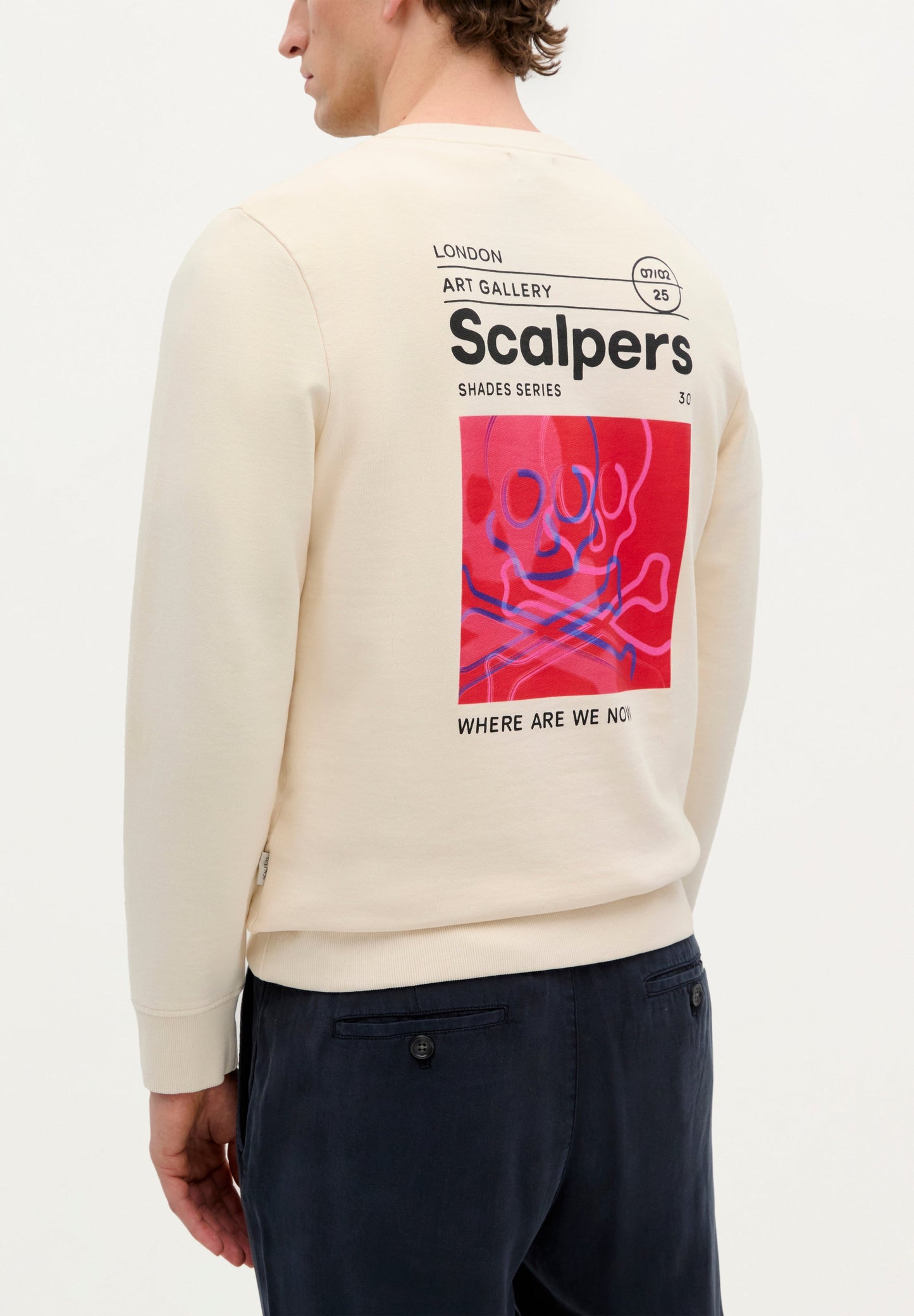 STROKE PRINT SWEATSHIRT