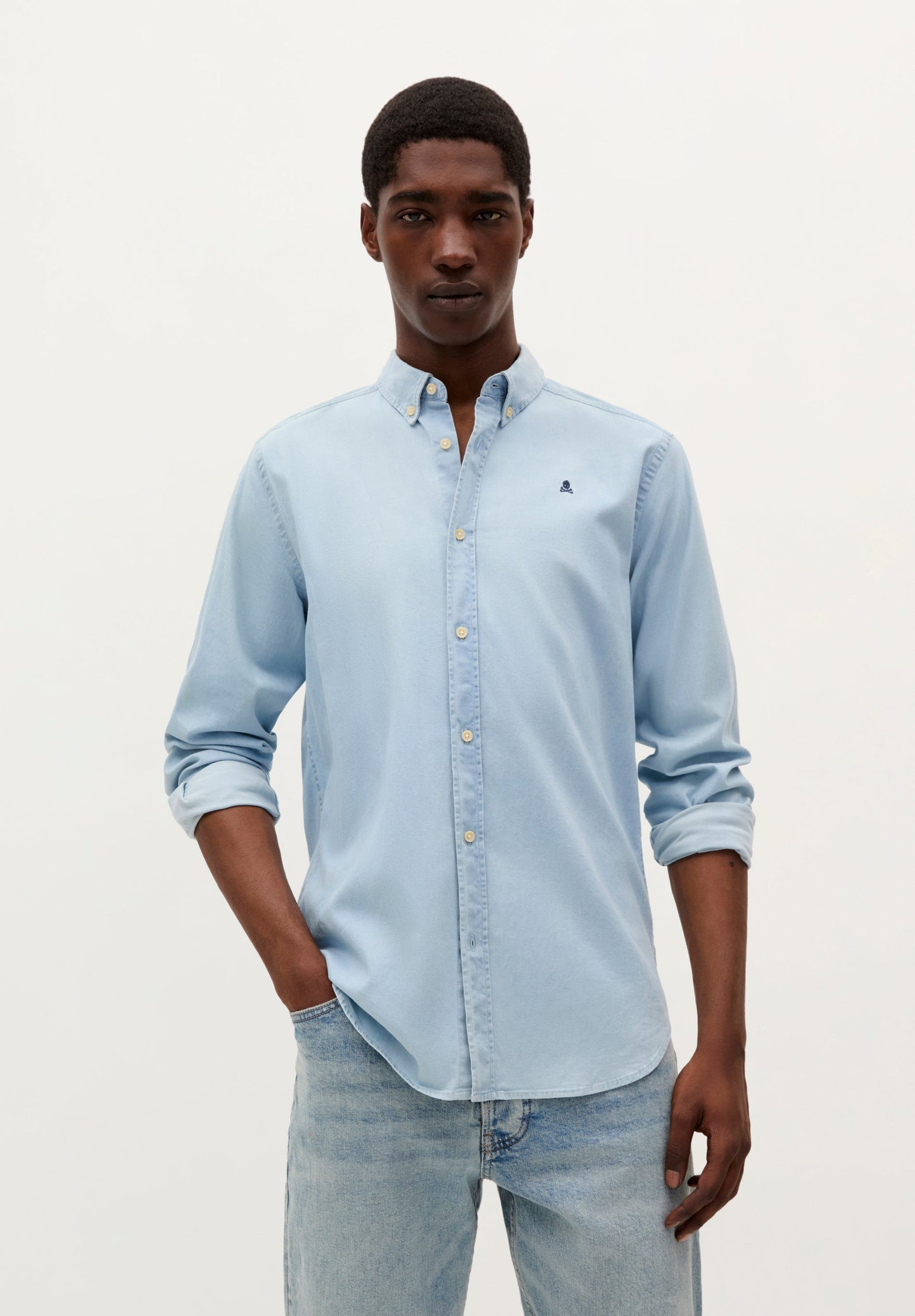 DENIM STYLE SHIRT
