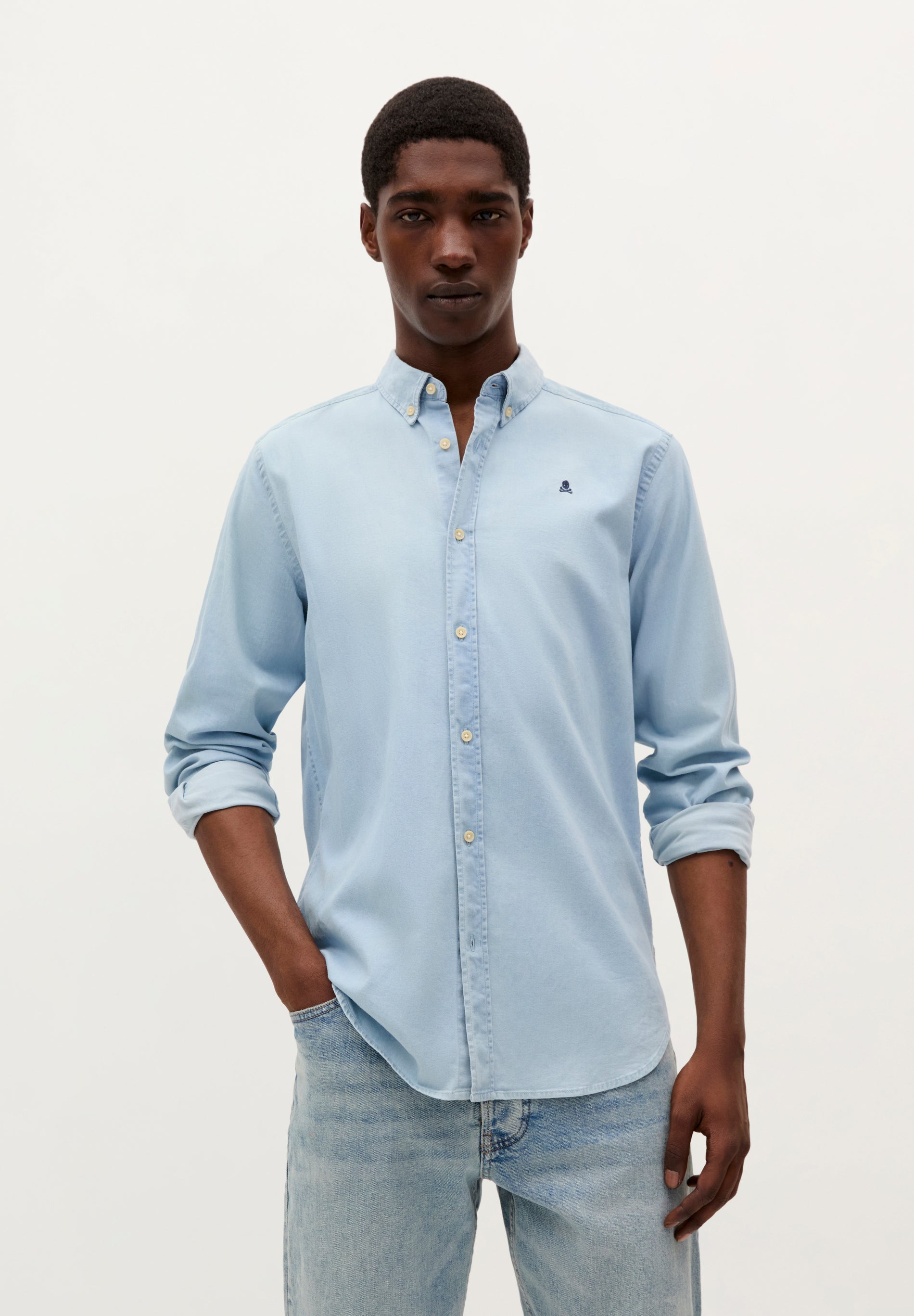 DENIM STYLE SHIRT