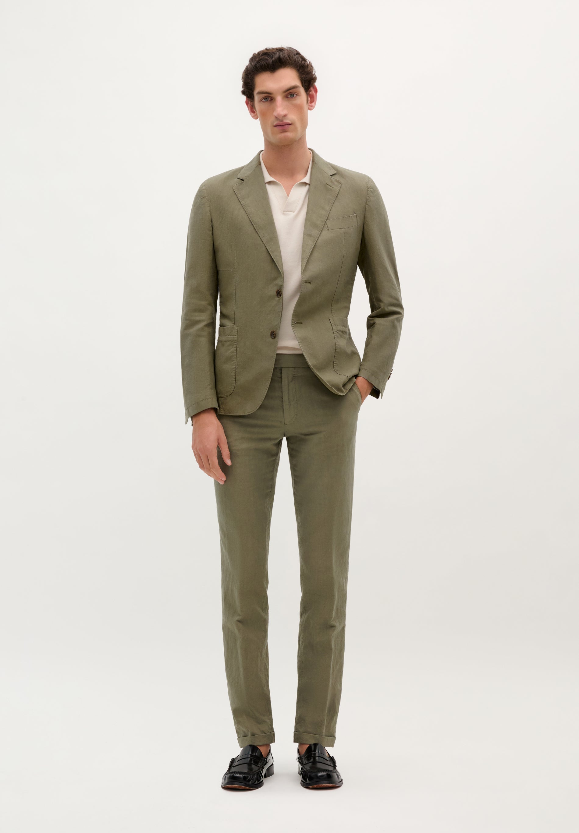 PANTALON DE COSTUME LIN