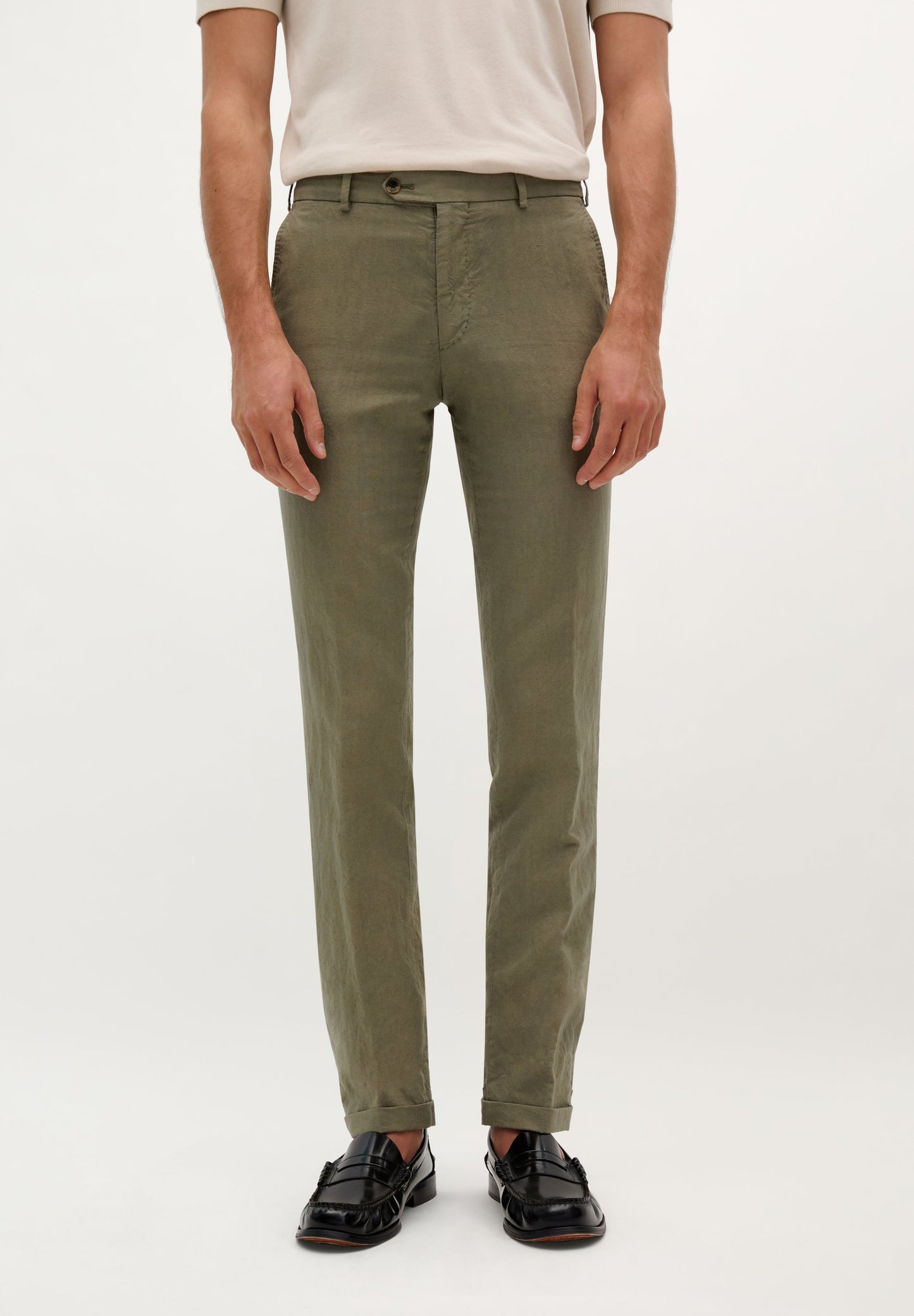PANTALON DE COSTUME LIN